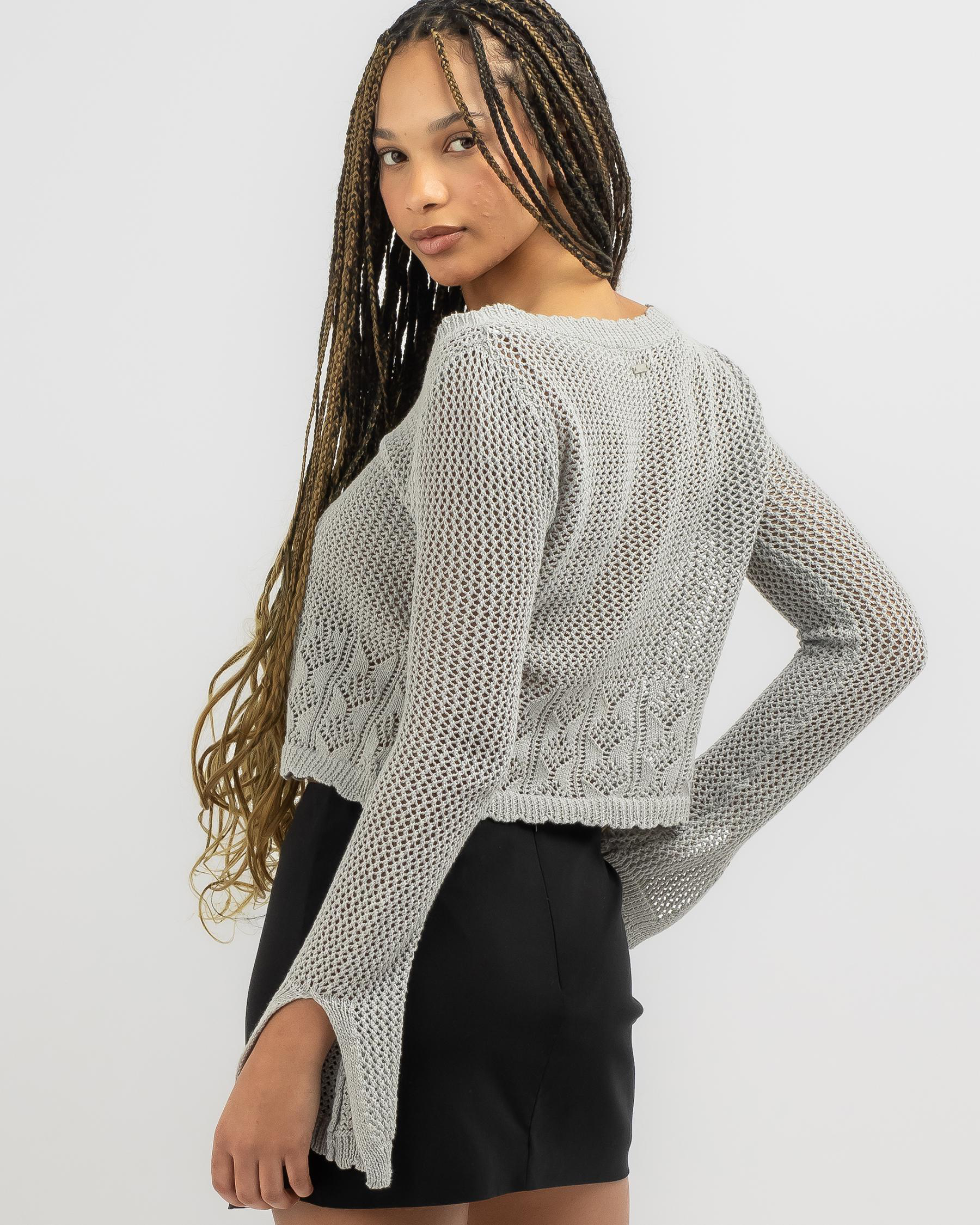 Summer Love Crochet Tie Front Top