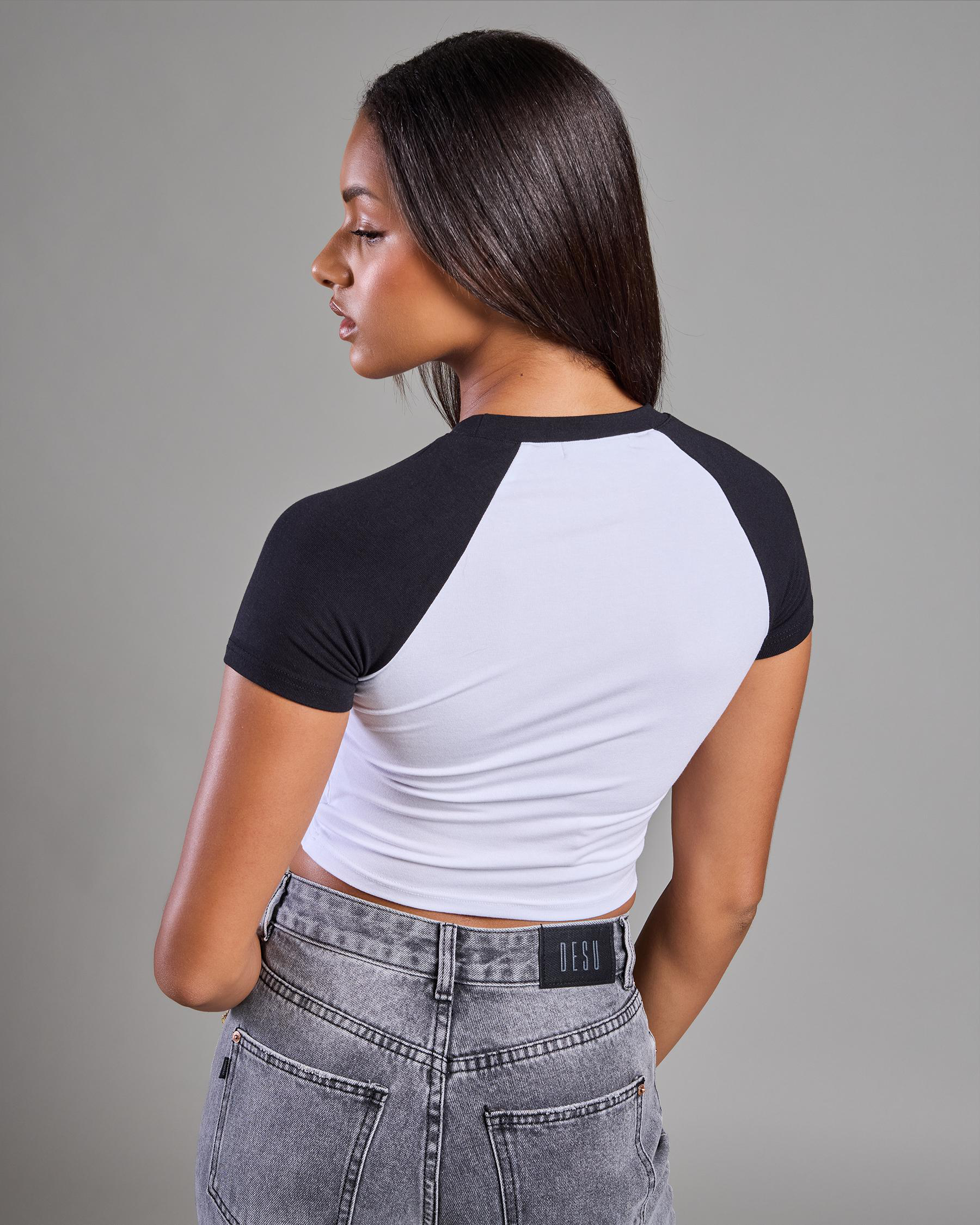 Sandy Raglan Baby Tee