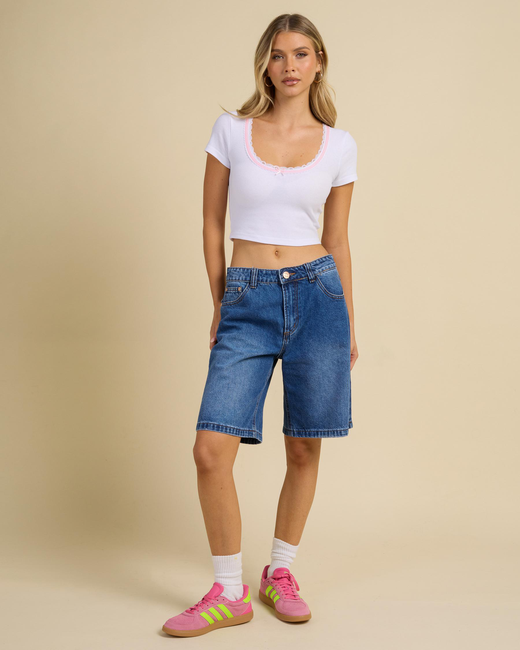 Frenchy Basic Rib Baby Tee