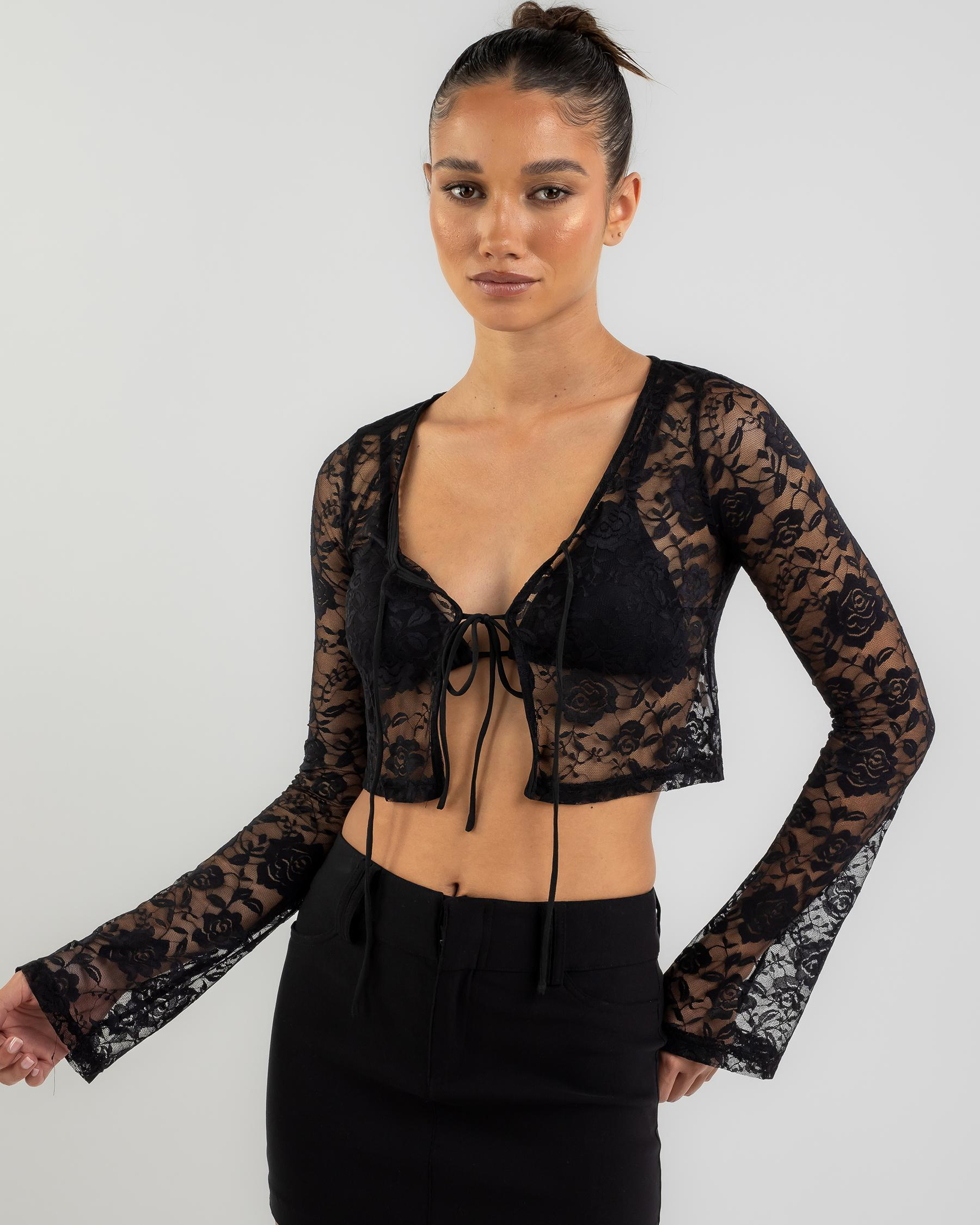 Lilo Lace Long Sleeve Top