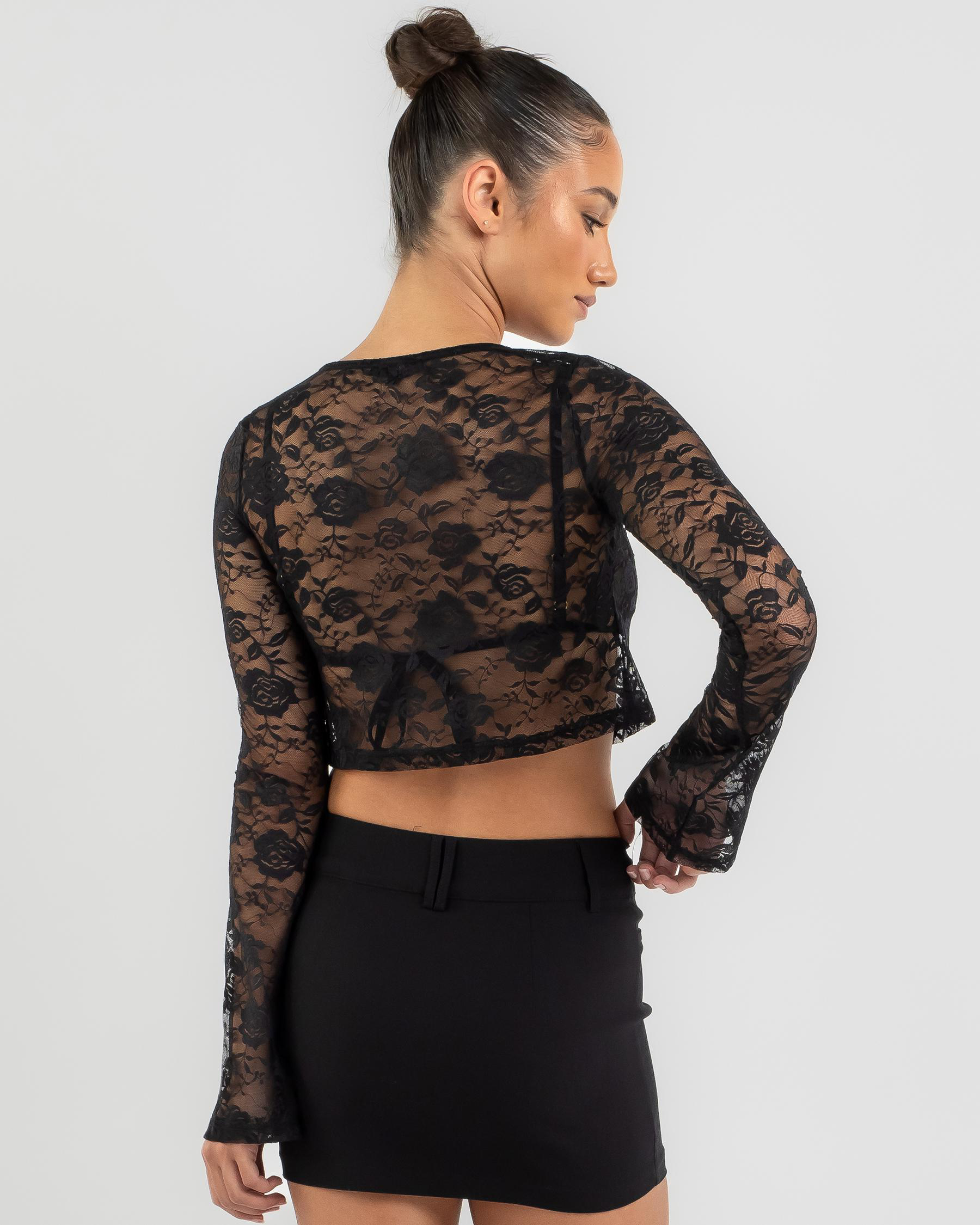 Lilo Lace Long Sleeve Top