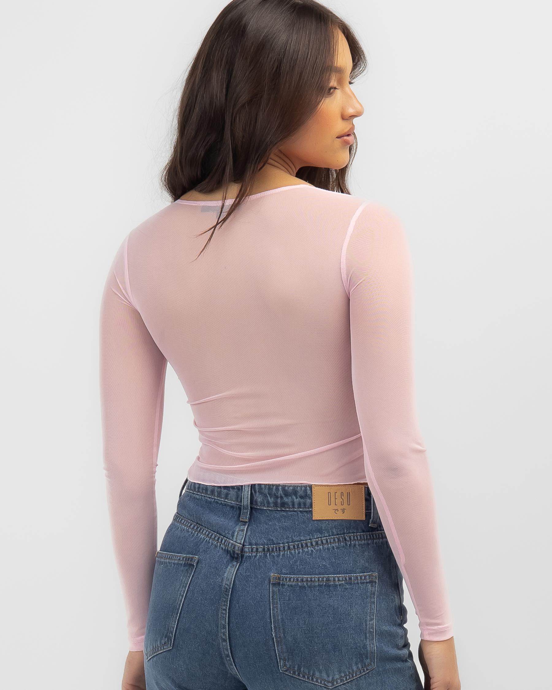 Lexi Mesh Long Sleeve Top