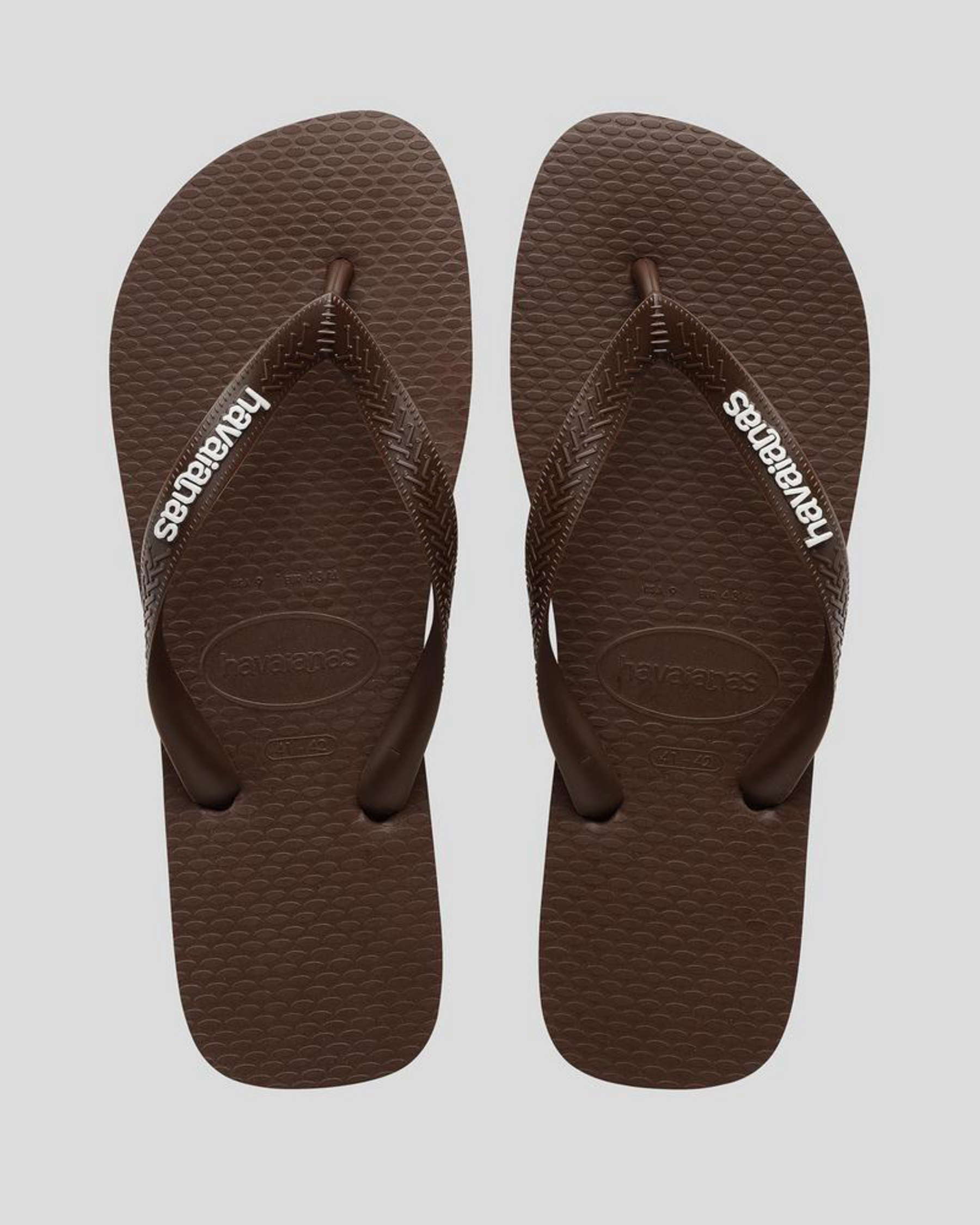 Top Rubber Logo Thongs