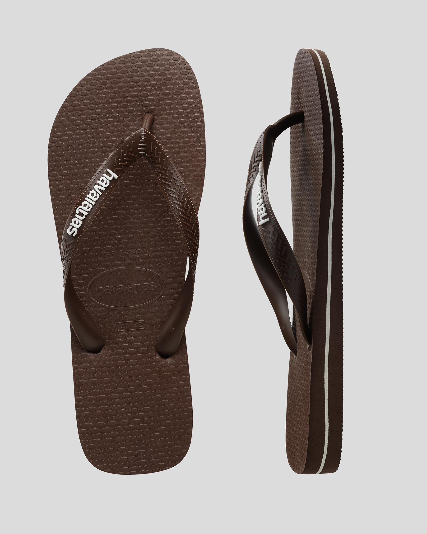 Top Rubber Logo Thongs