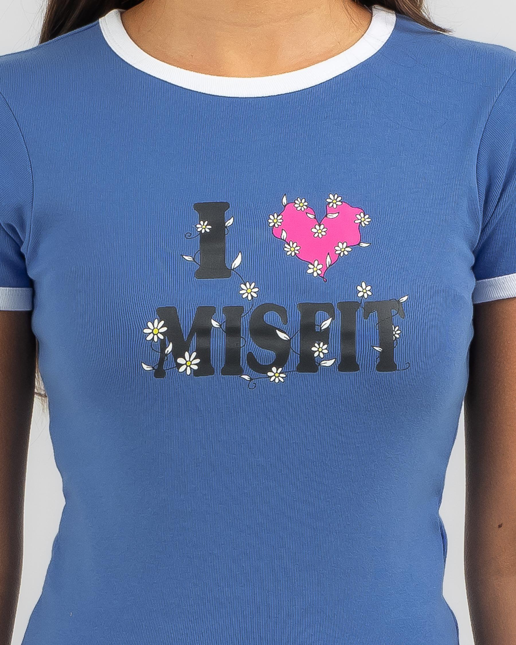 I Luv M/SF/T ringer T-Shirt
