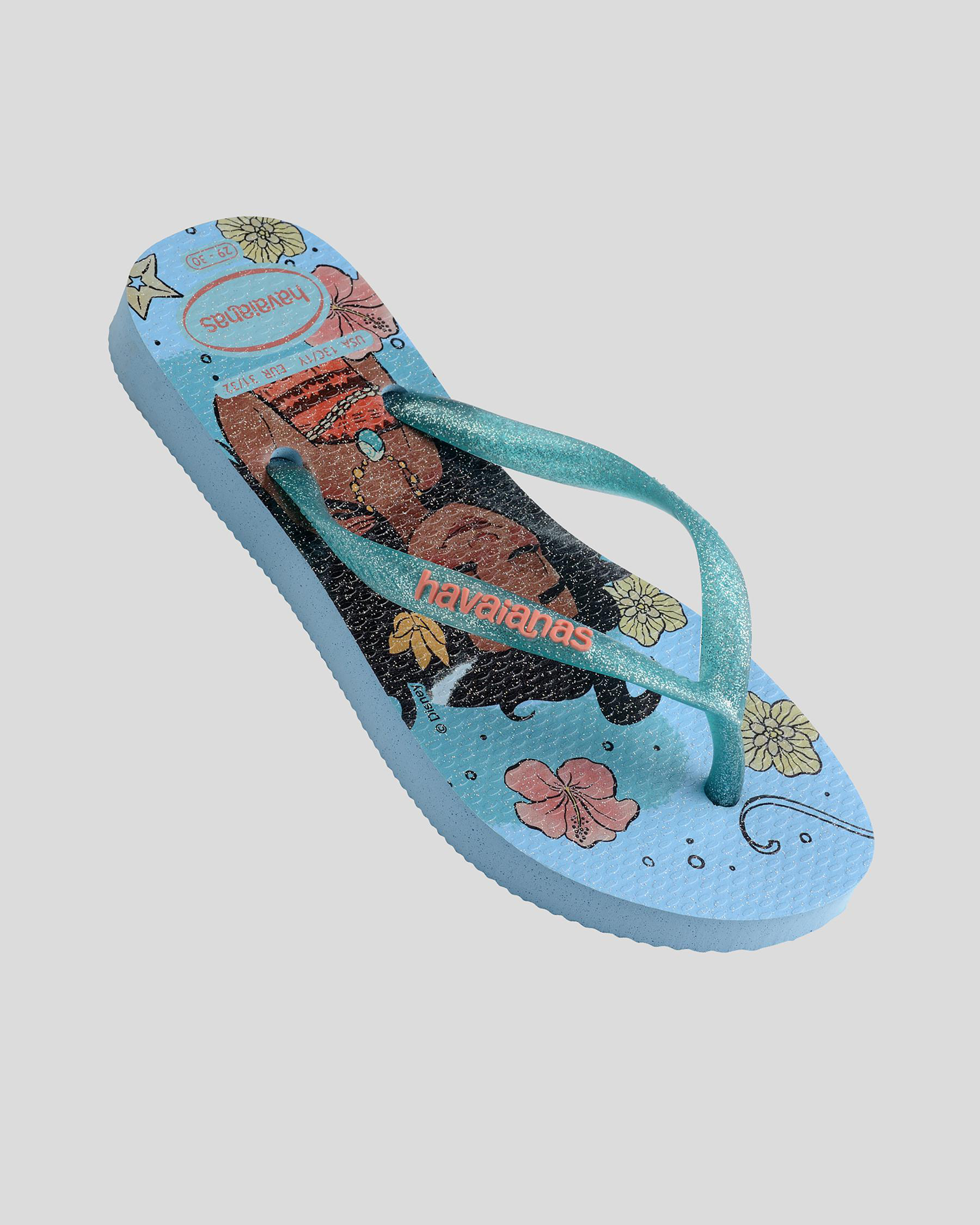 Kids' Slim Princess Moana Thongs