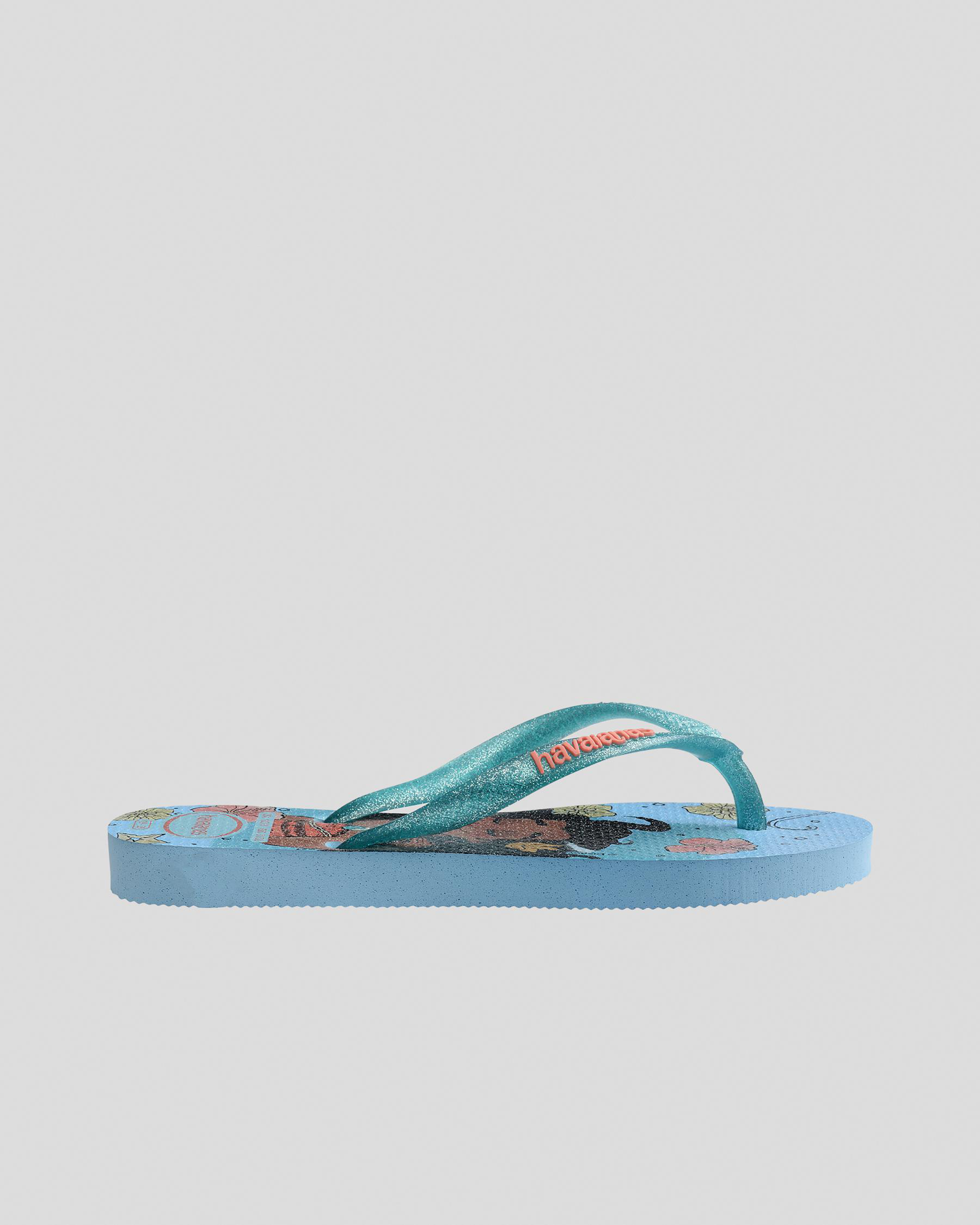 Kids' Slim Princess Moana Thongs