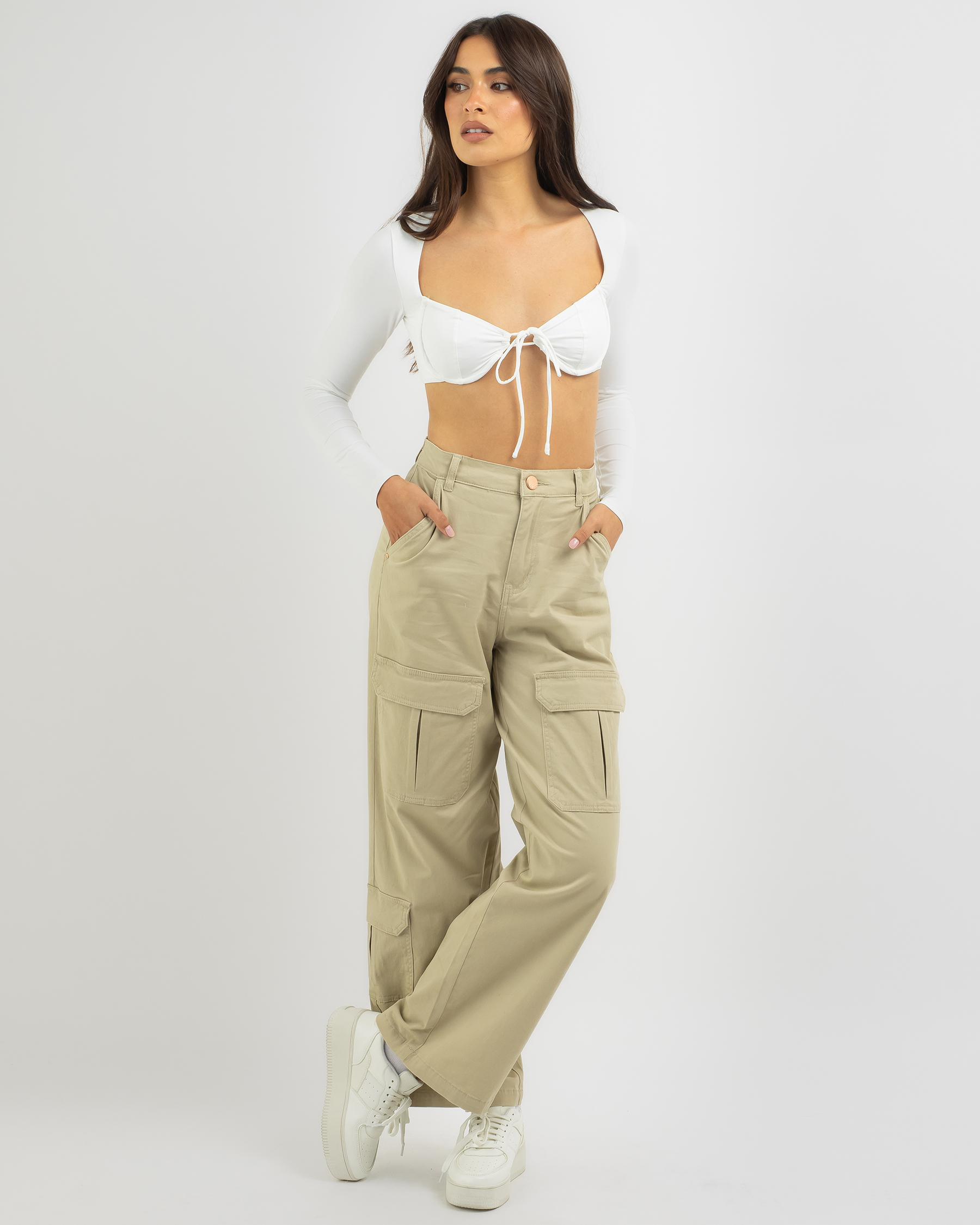 Lola Ultra Crop Long Sleeve Top