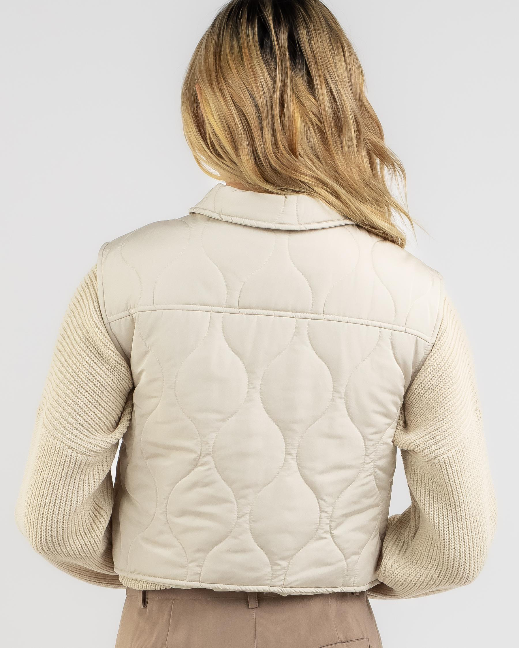 Carole Button Up Puffer Vest