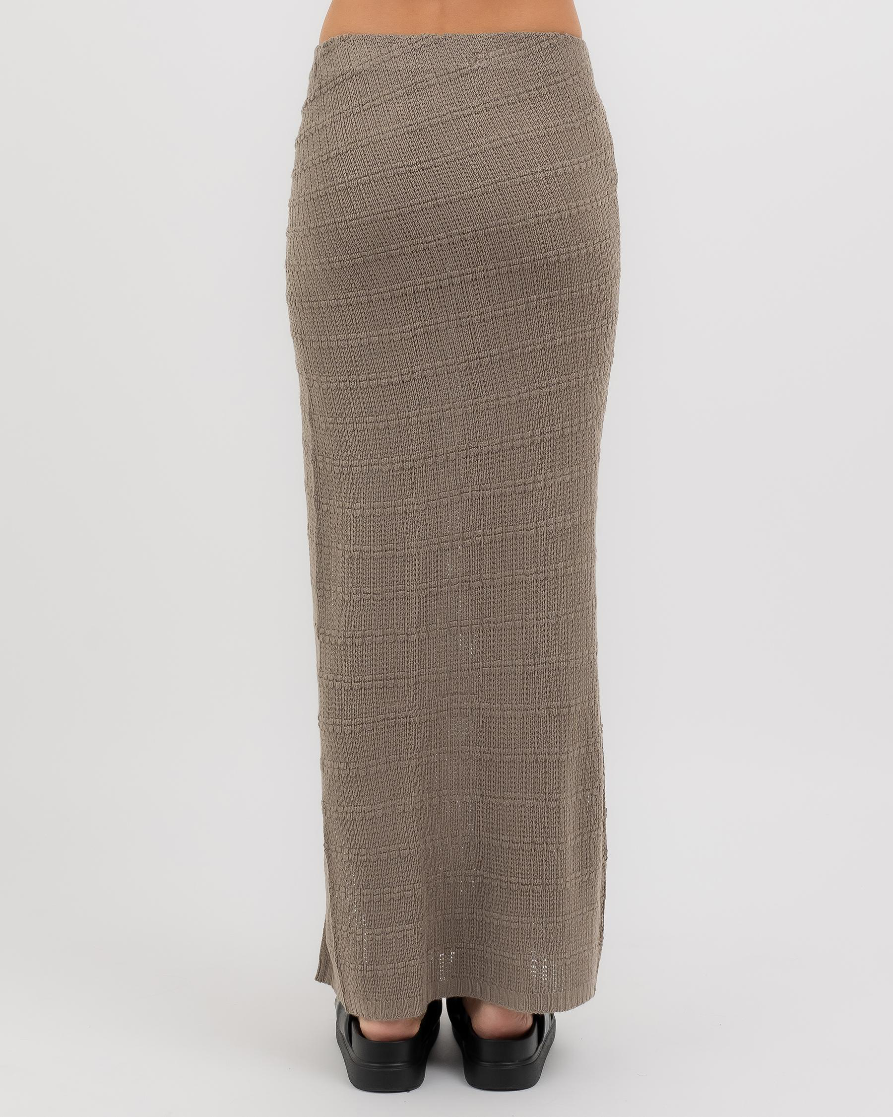 Maldives Crochet Maxi Skirt