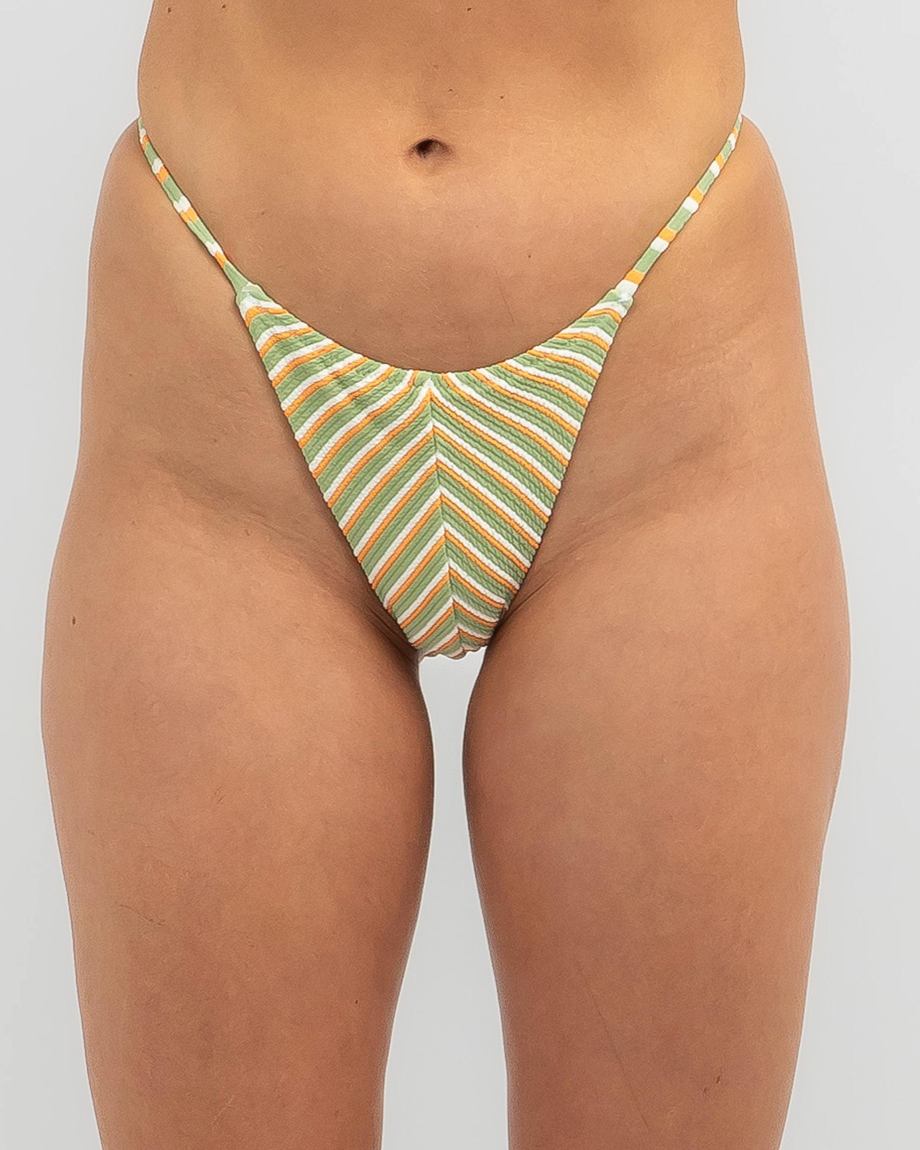 Sunbather Stripe String Bikini Bottom