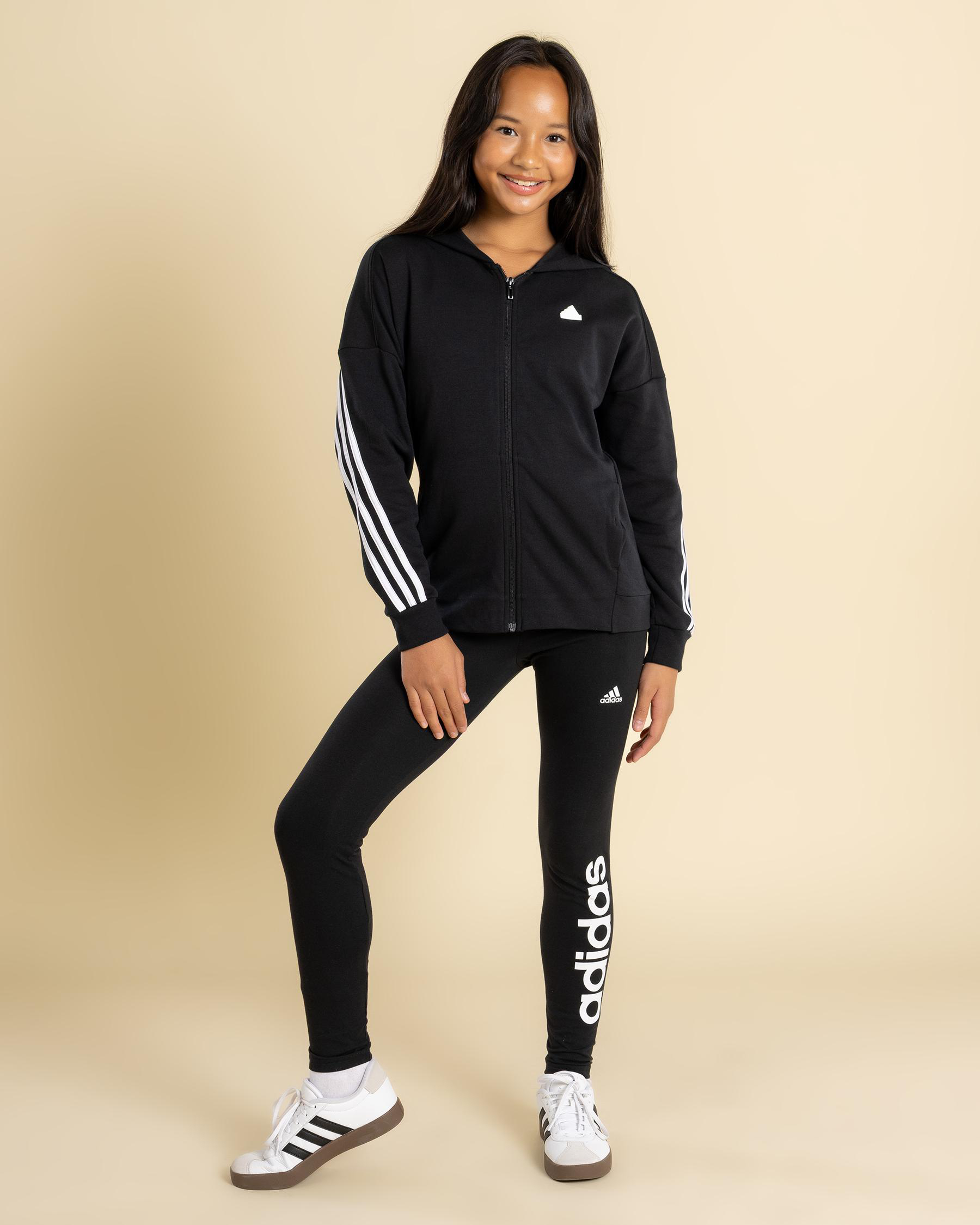 3 Stripes Zip Hoodie