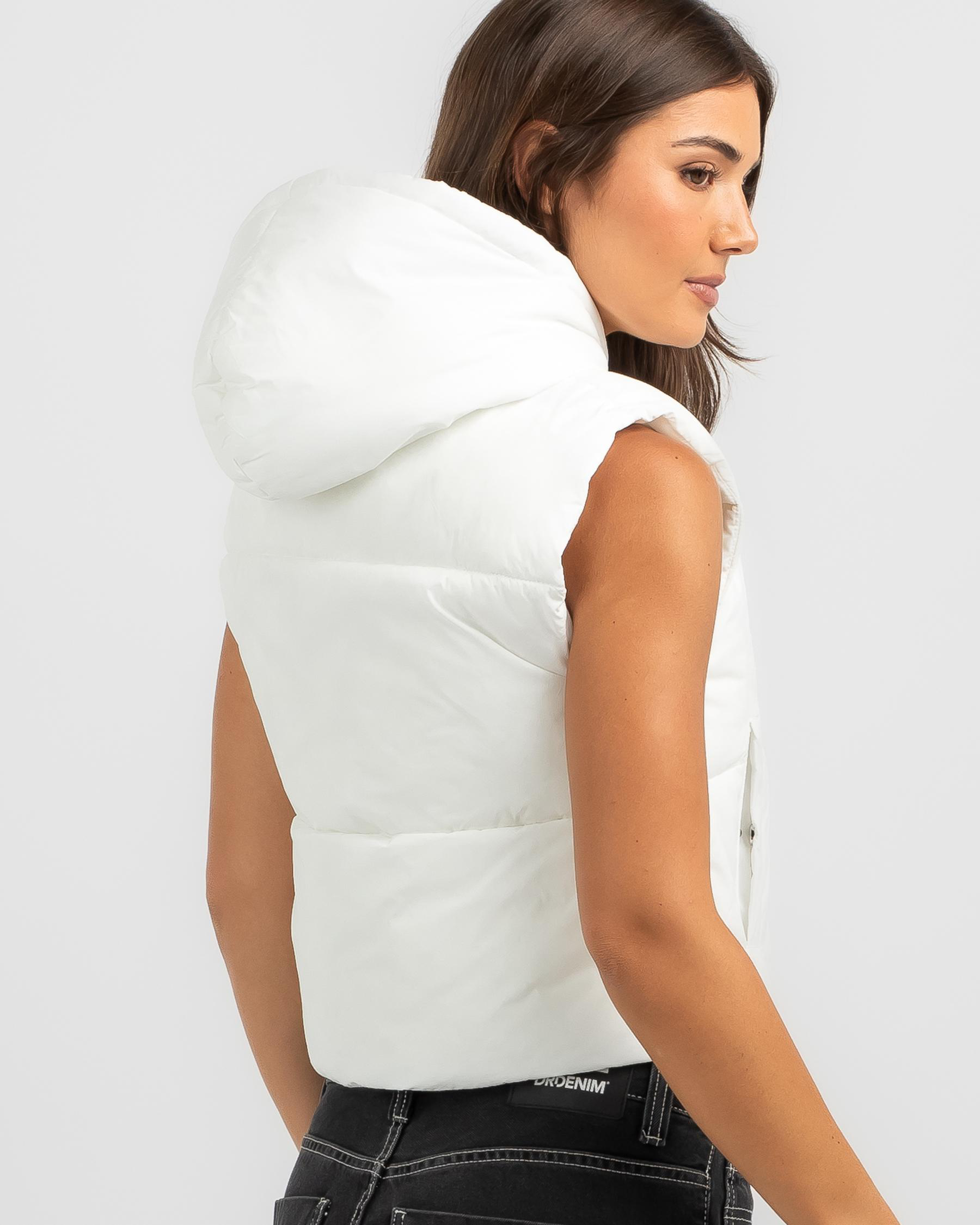 Icy Hooded Puffer Vest