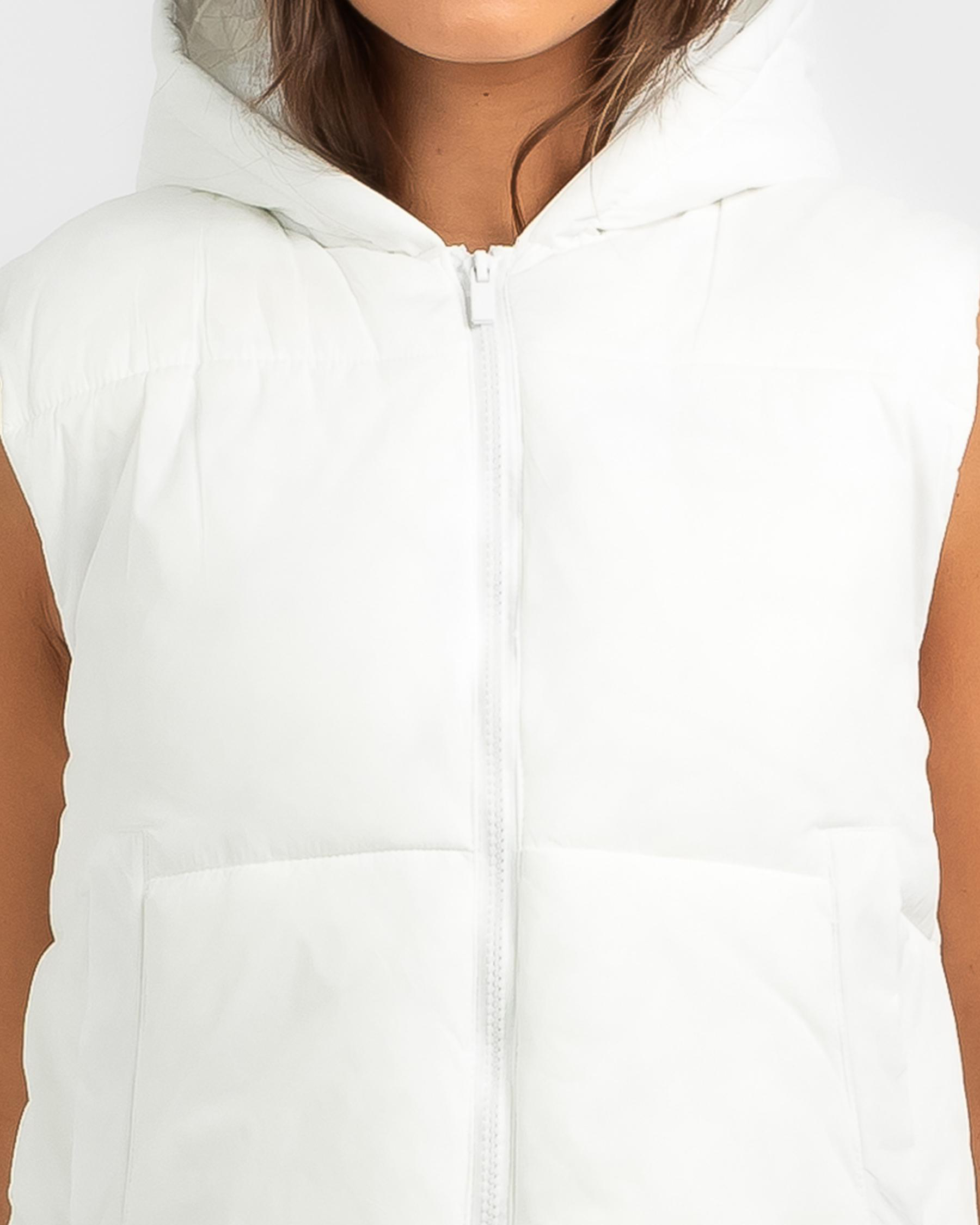 Icy Hooded Puffer Vest