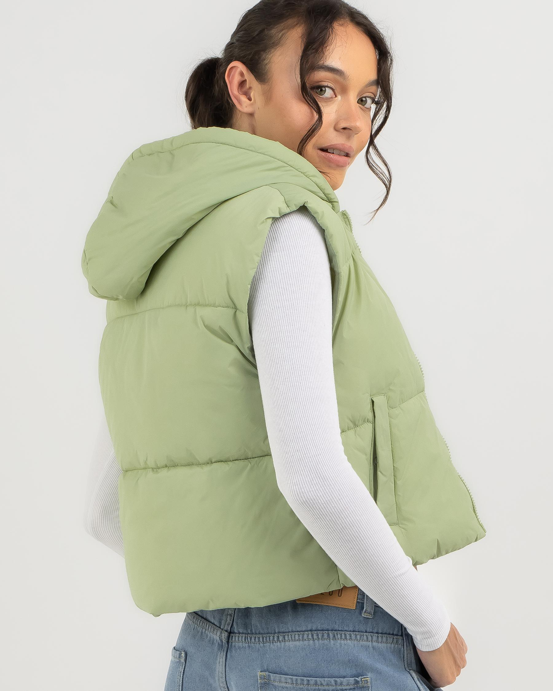 Icy Hooded Puffer Vest