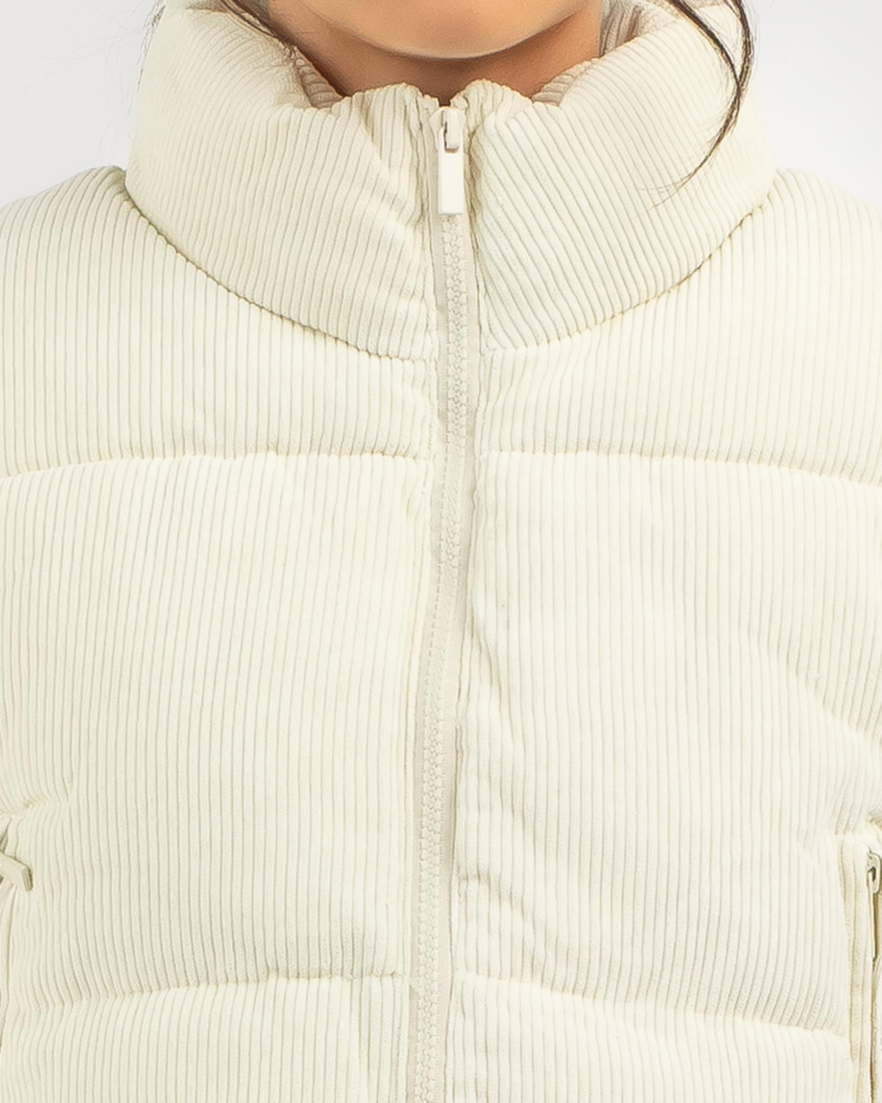 Icy Cord Puffer Vest