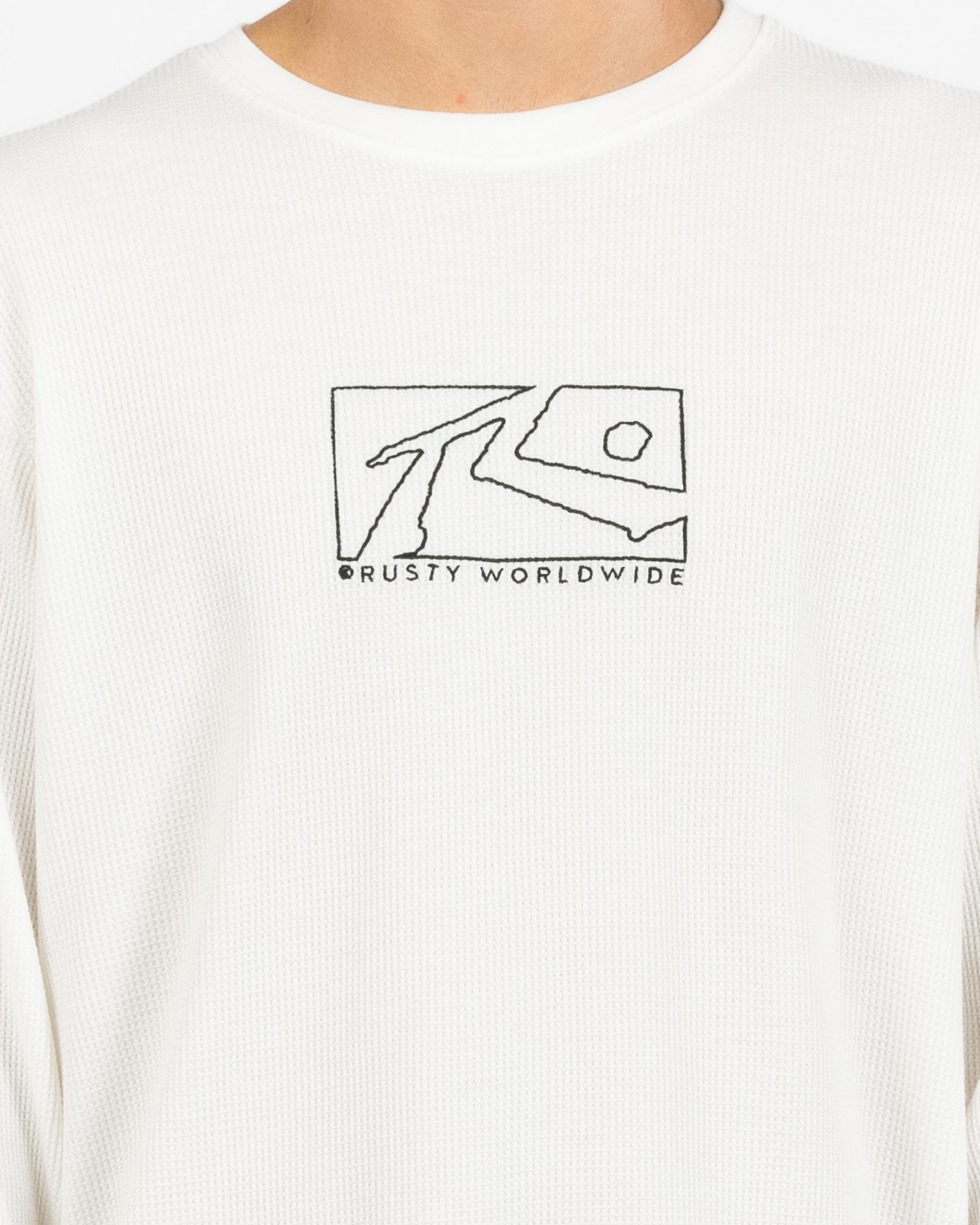 Boxed Out Waffle Long Sleeve T-Shirt