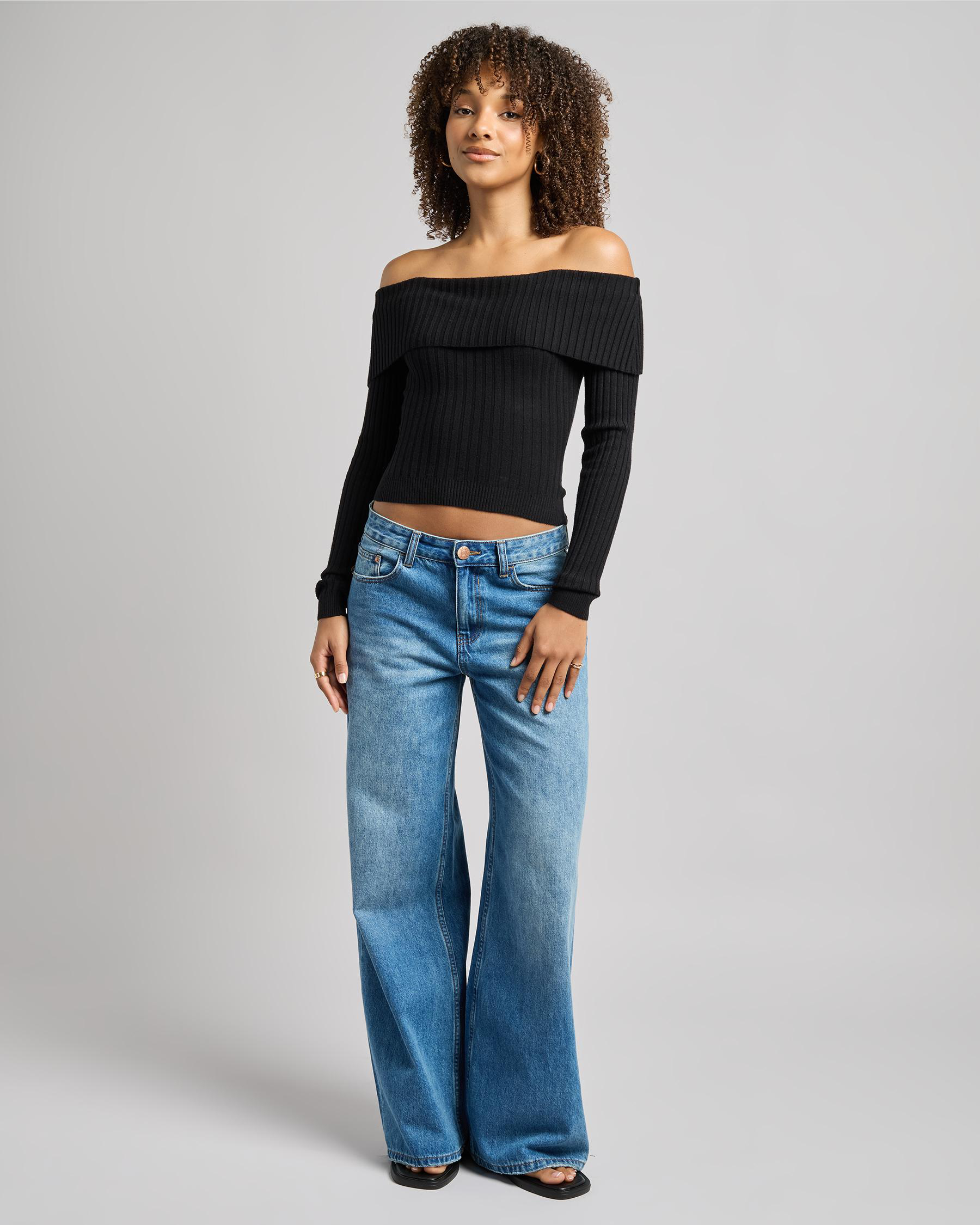 Ari Off Shoulder Knit Top