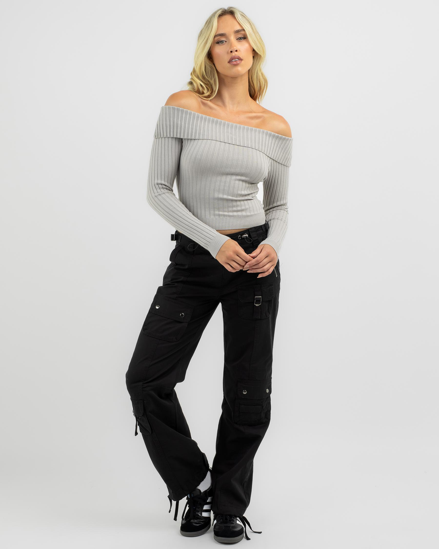 Ari Off Shoulder Knit Top