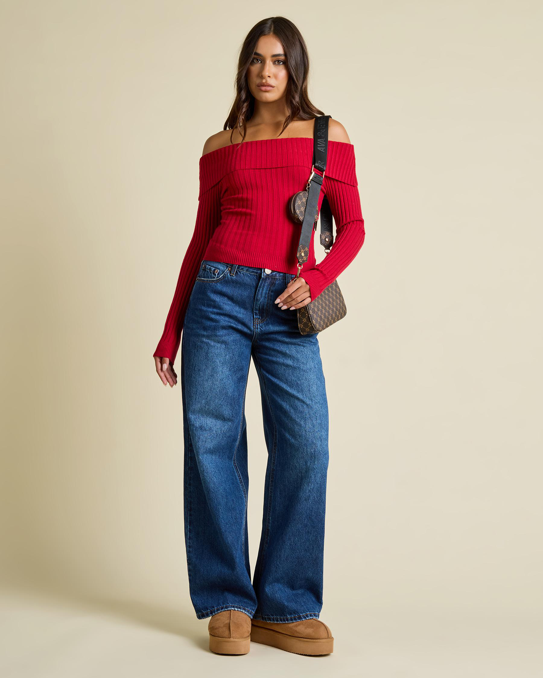 Ari Off Shoulder Knit Top