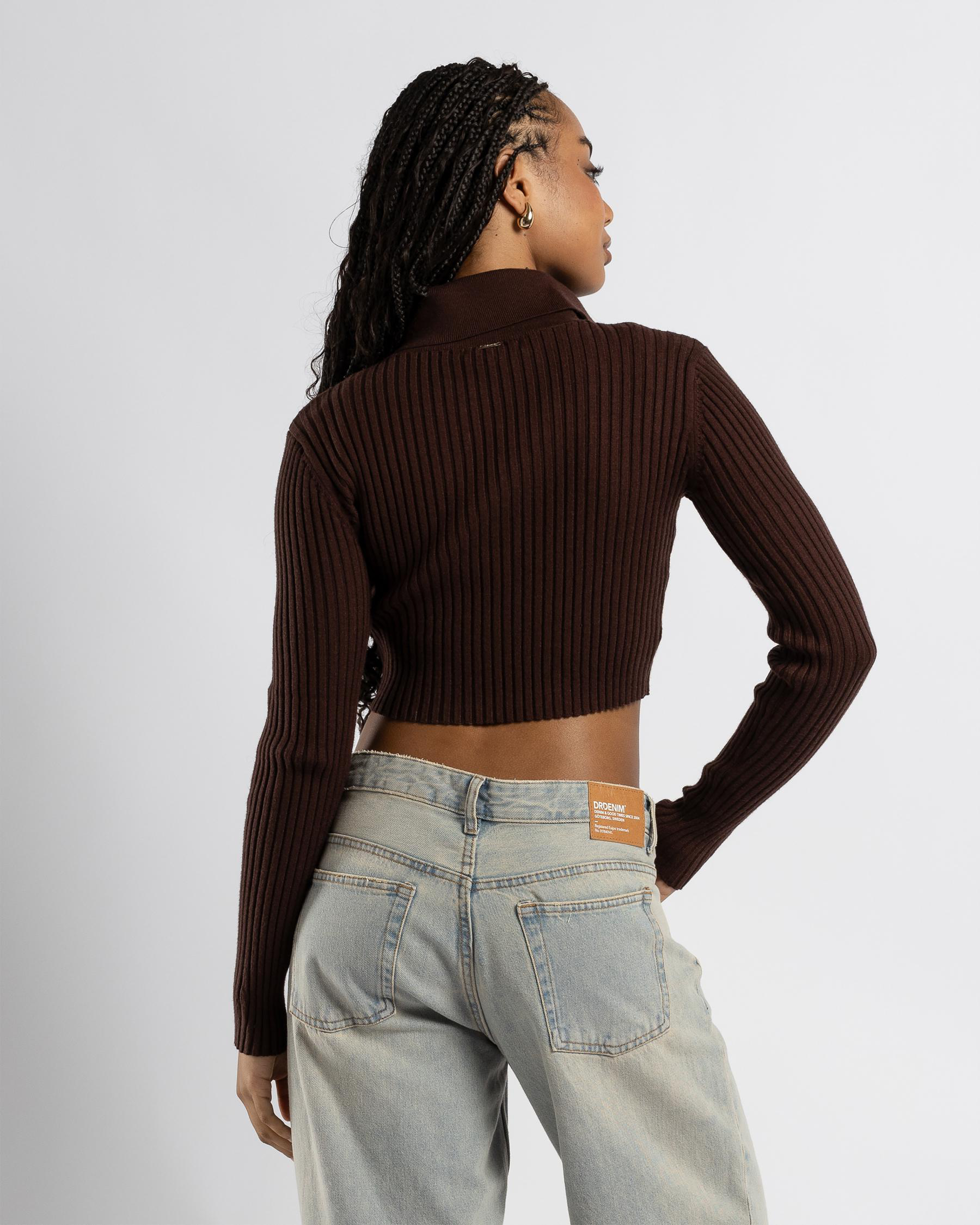 Regina Collared Zip Knit Jumper