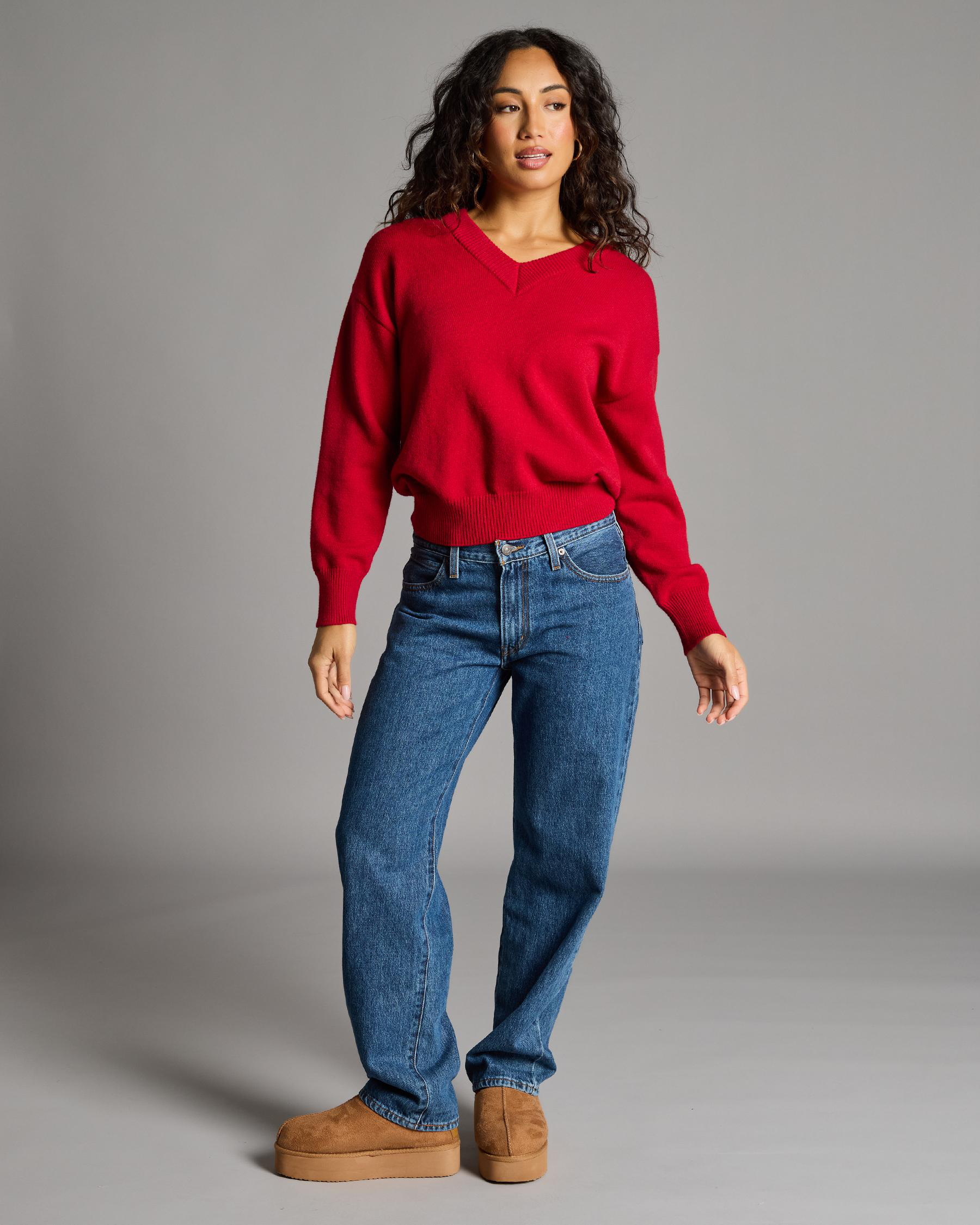 Hopkins V Neck Knit Jumper