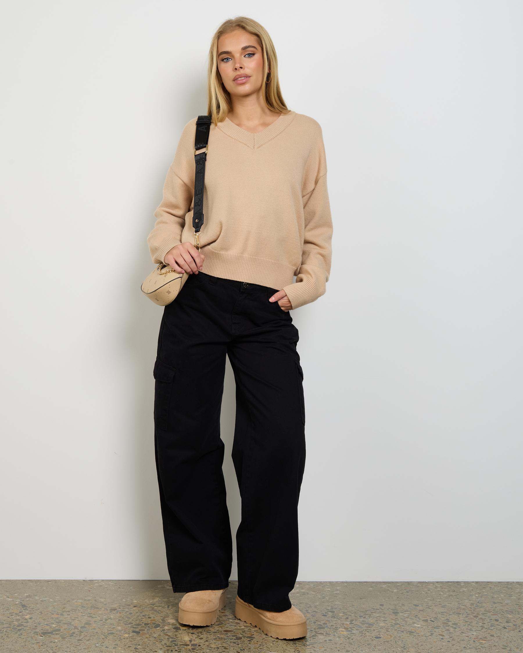 Hopkins V Neck Knit Jumper