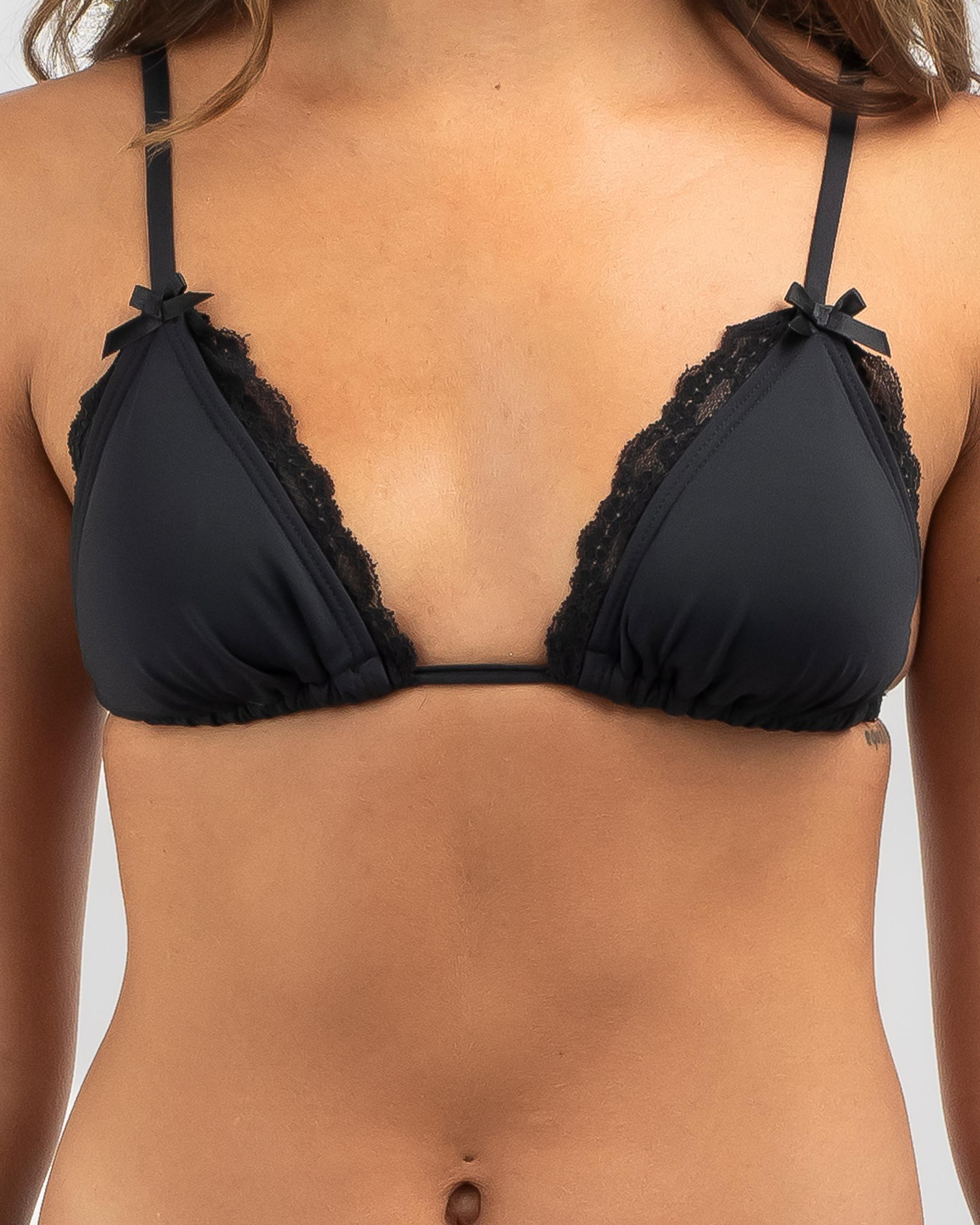 Lacey Triangle Bikini Top