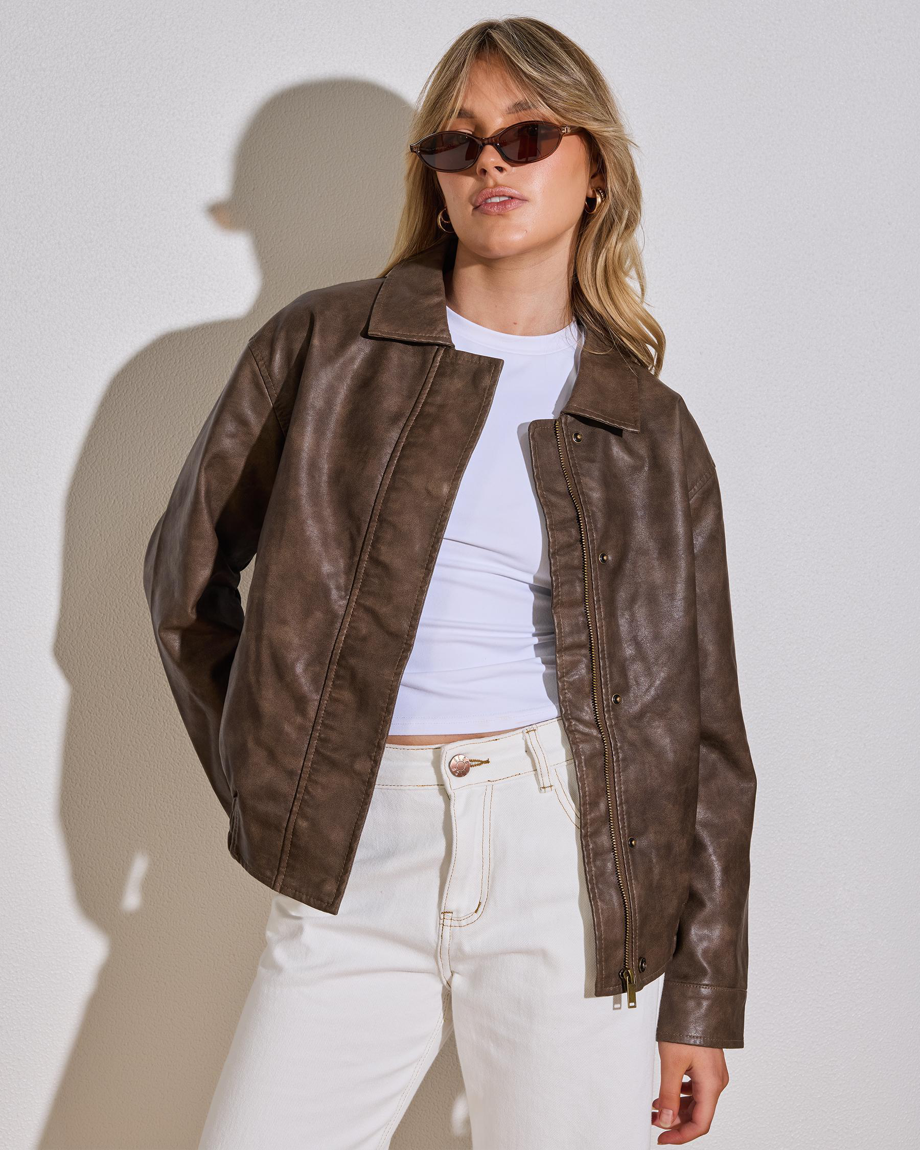 Harley Faux Leather Jacket