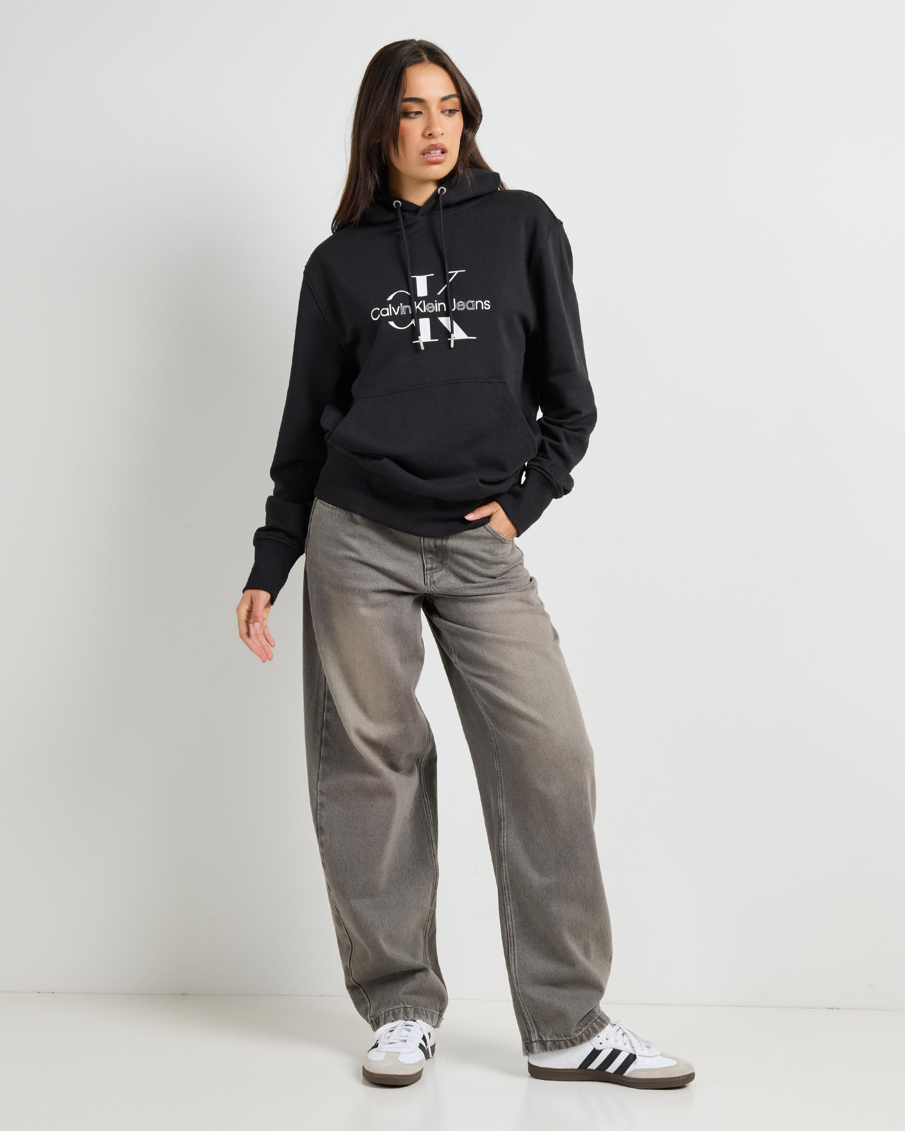 Disrupted Outline Monologo Hoodie