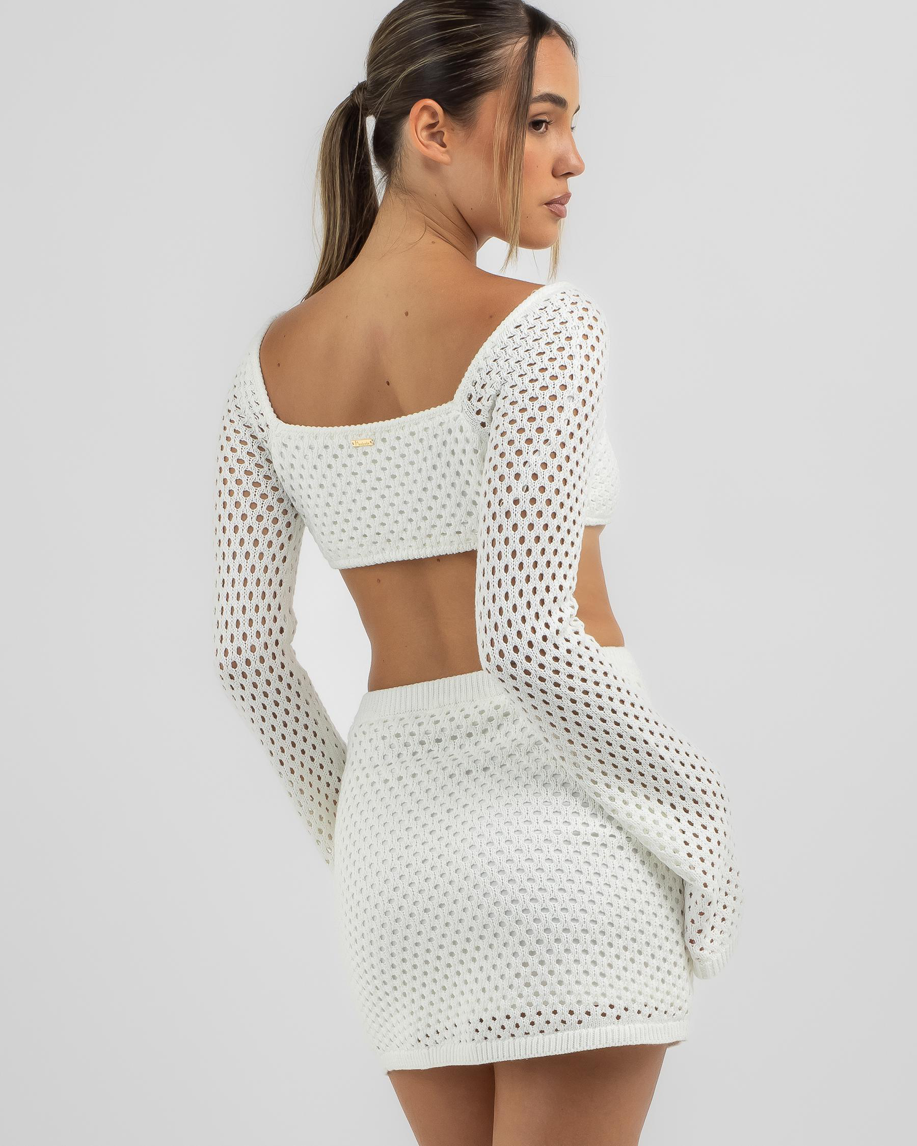Taylah Crochet Long Sleeve Top
