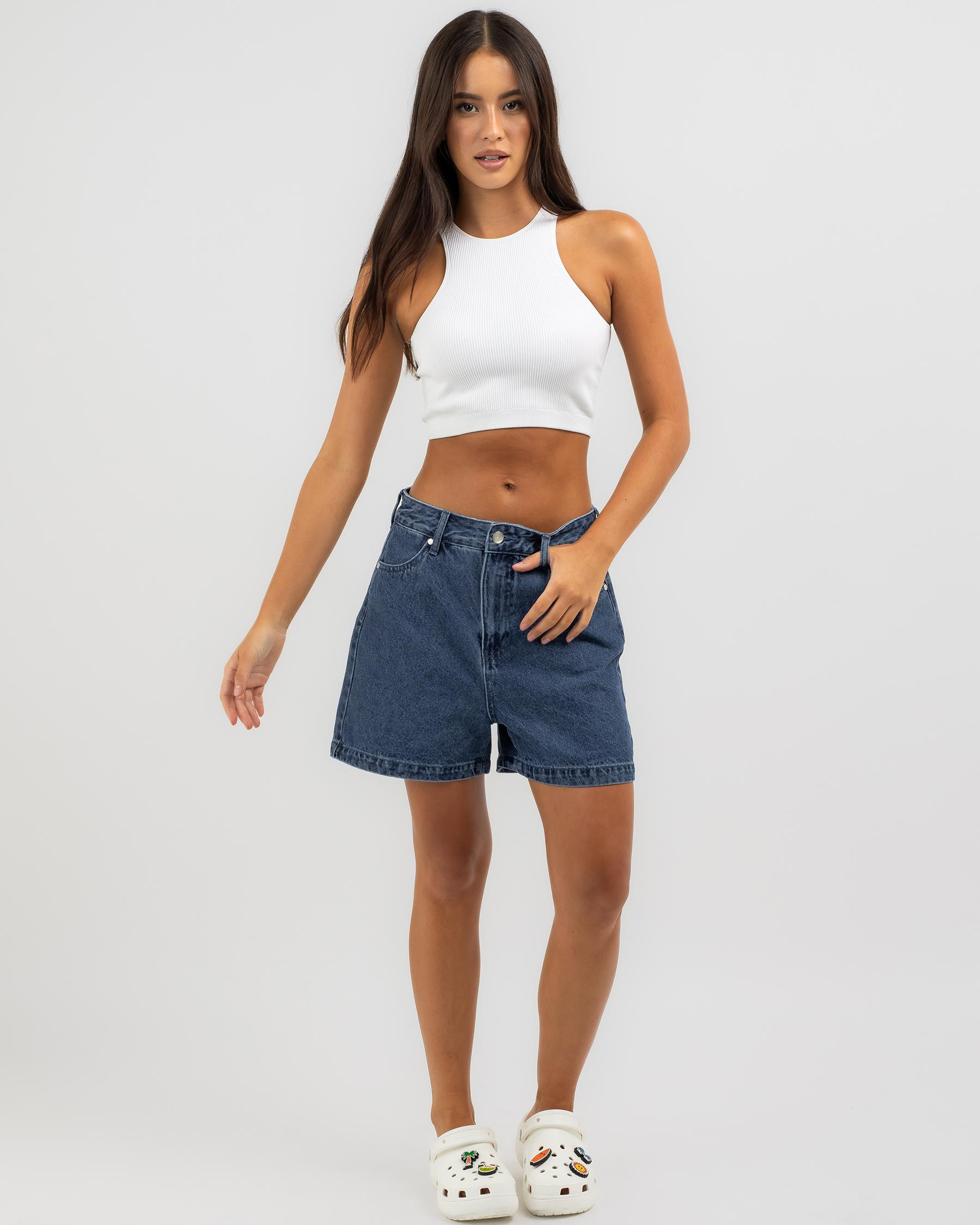 Seventy Threes Hemp Denim Shorts