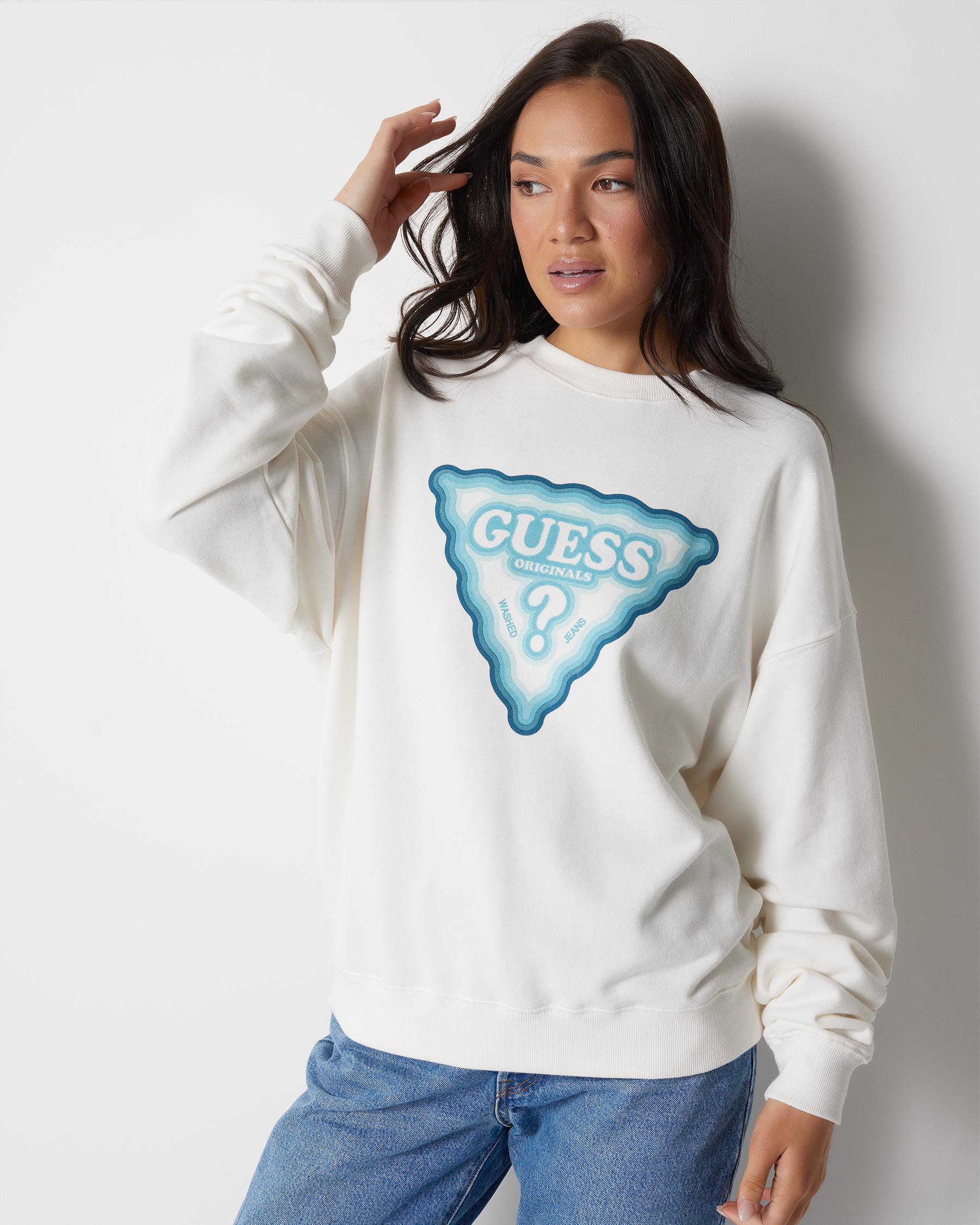 Multi-Colour Triangle Crew Neck Sweatshirt