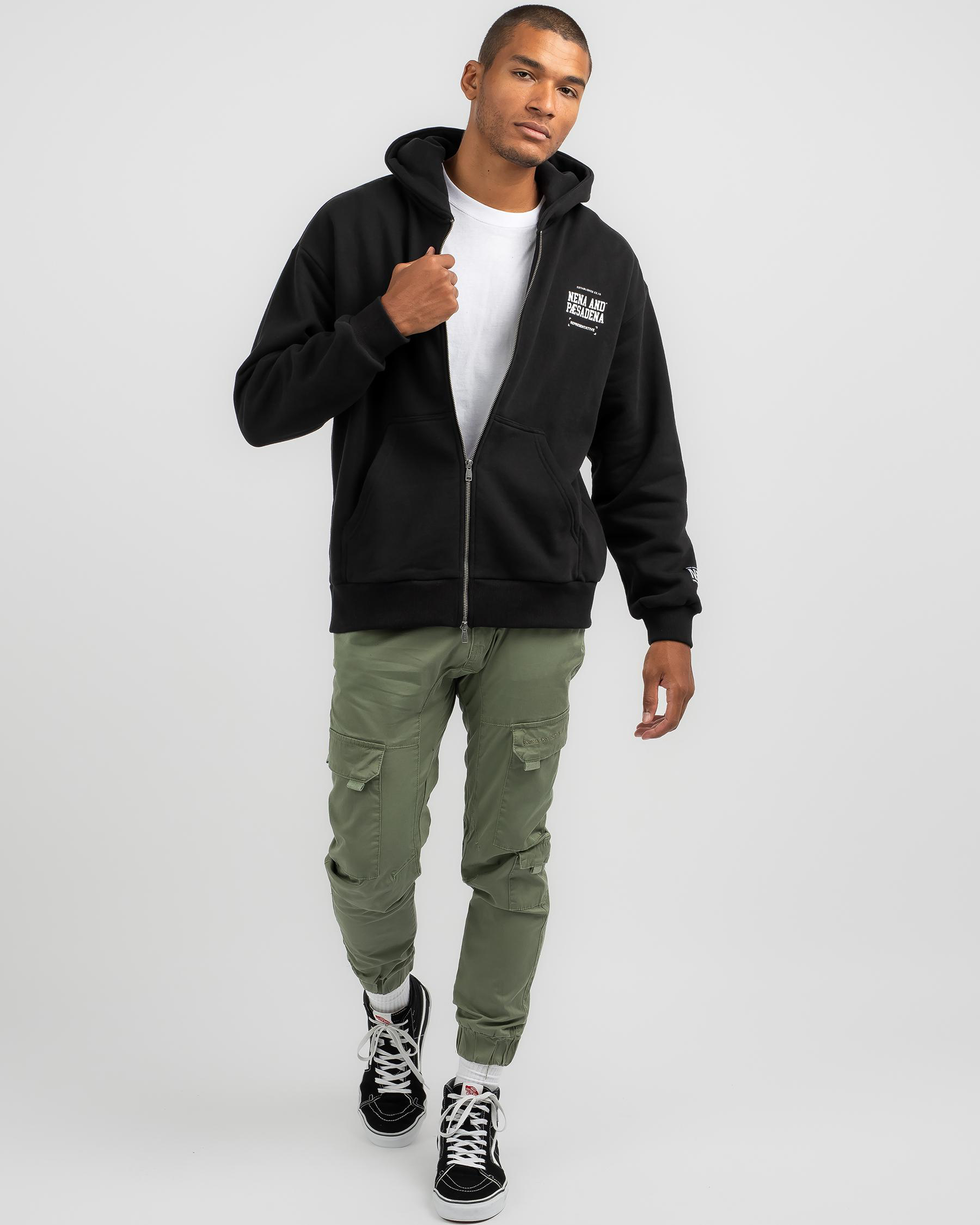 Overtaking Relaxed Hooded Zip Sweater