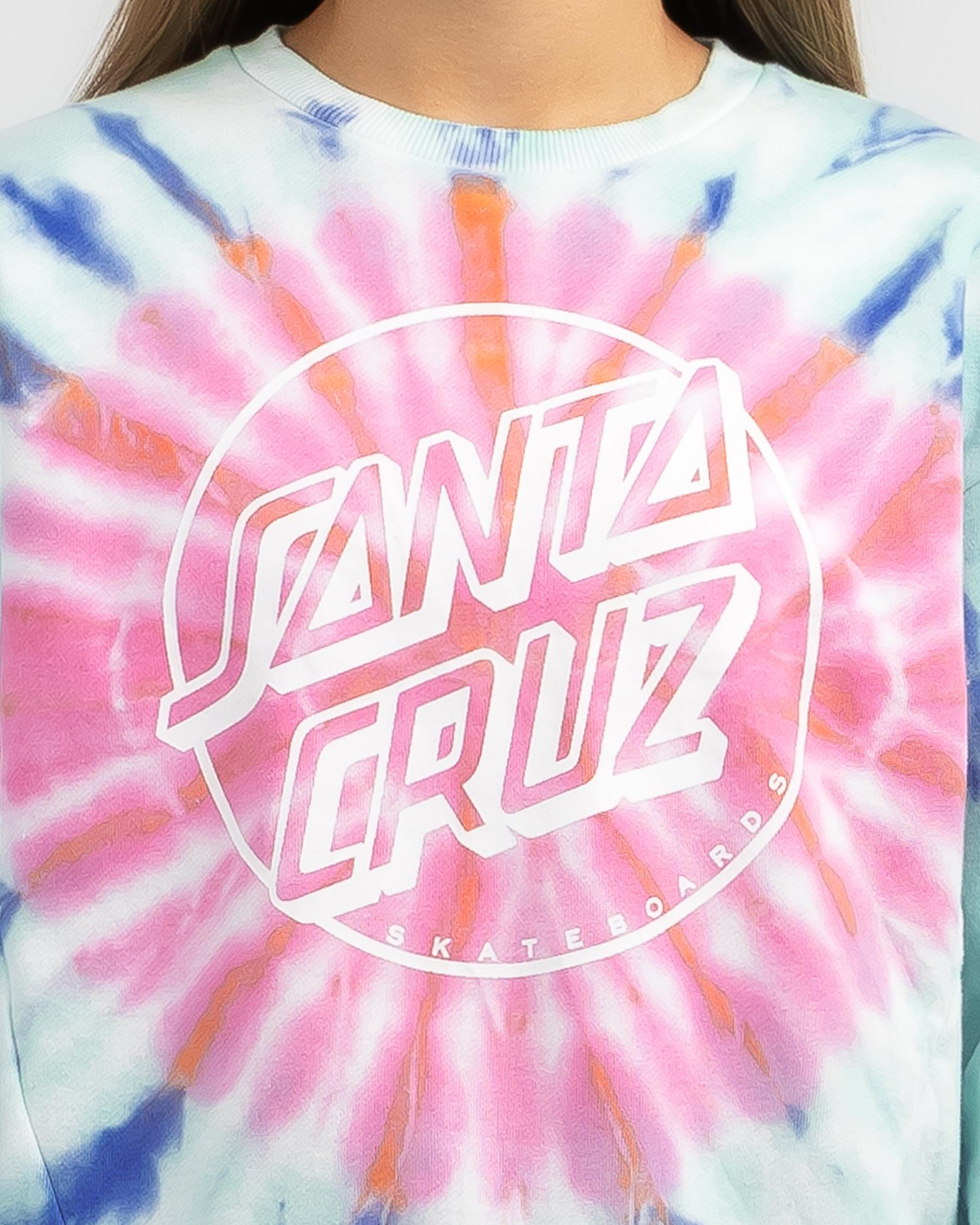 Opus Dot Front Tie Dye Sweater