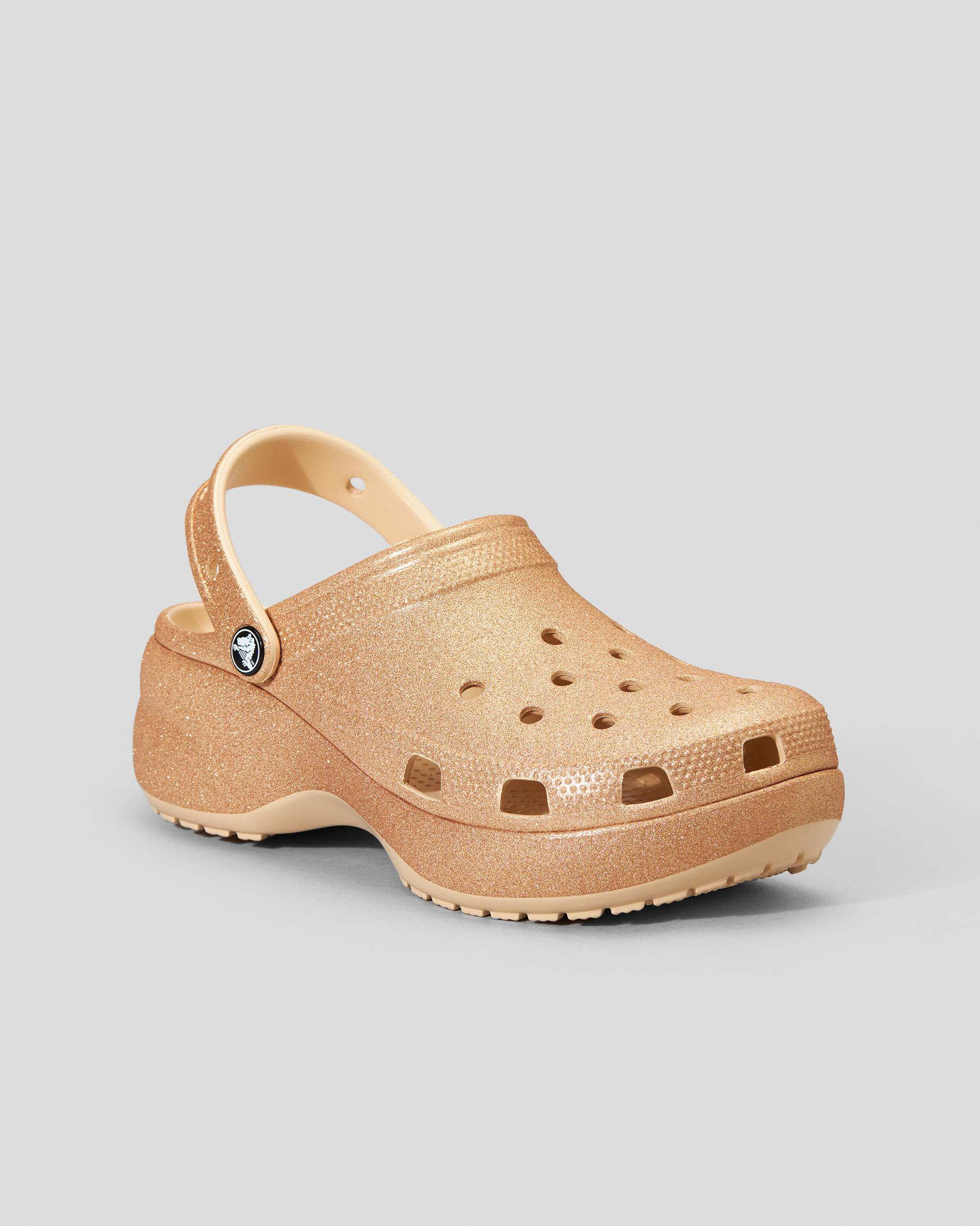 Classic Platform Glitter Clogs