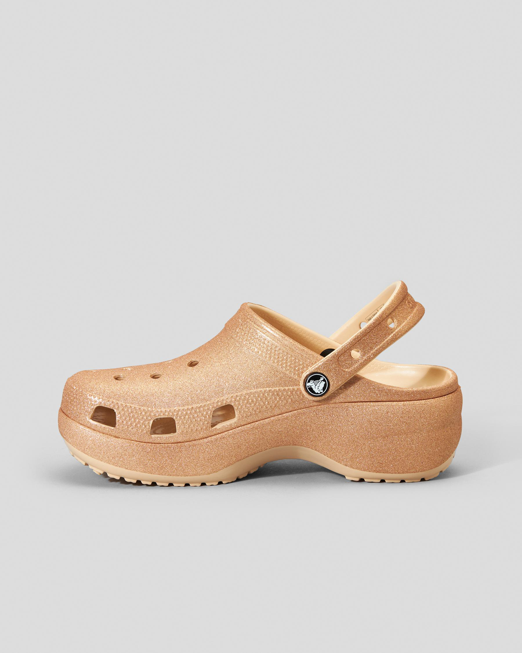 Classic Platform Glitter Clogs