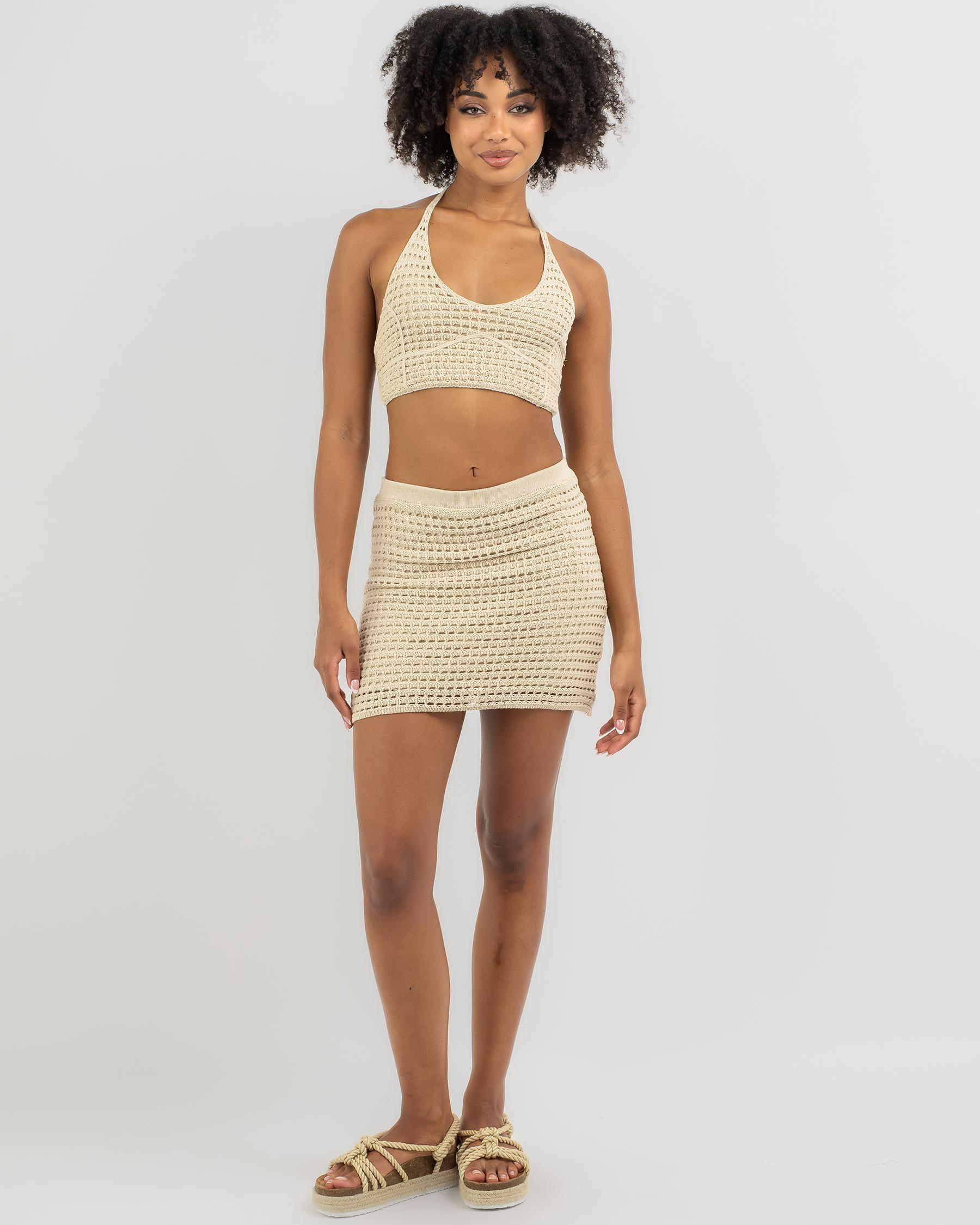 Aruba Crochet Halter Top