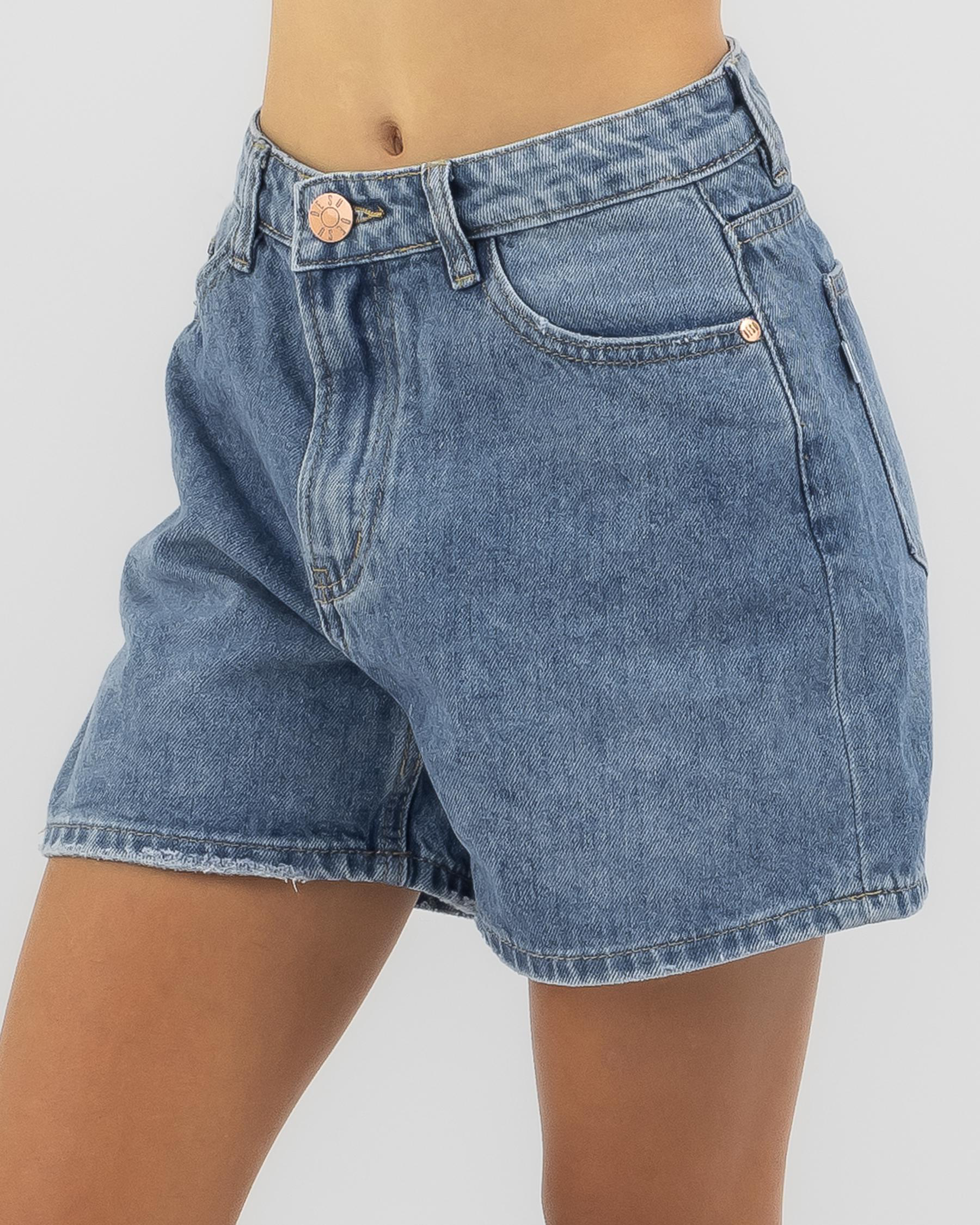 Byron Mid Denim Shorts