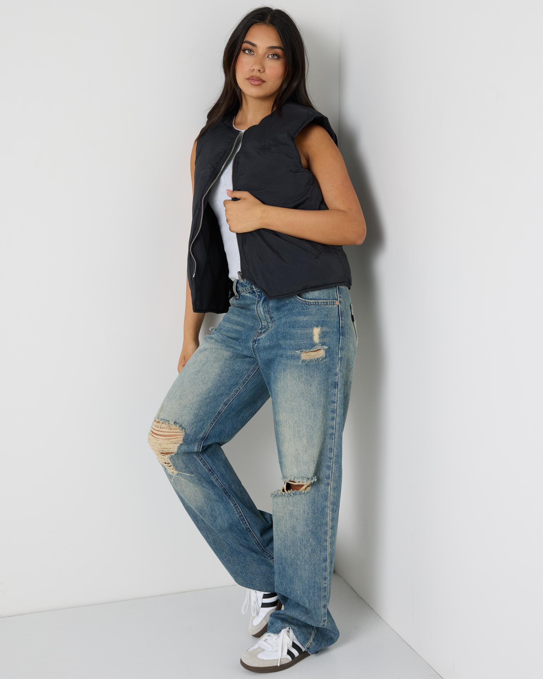 Stock Logo Reversible Quilted Vest