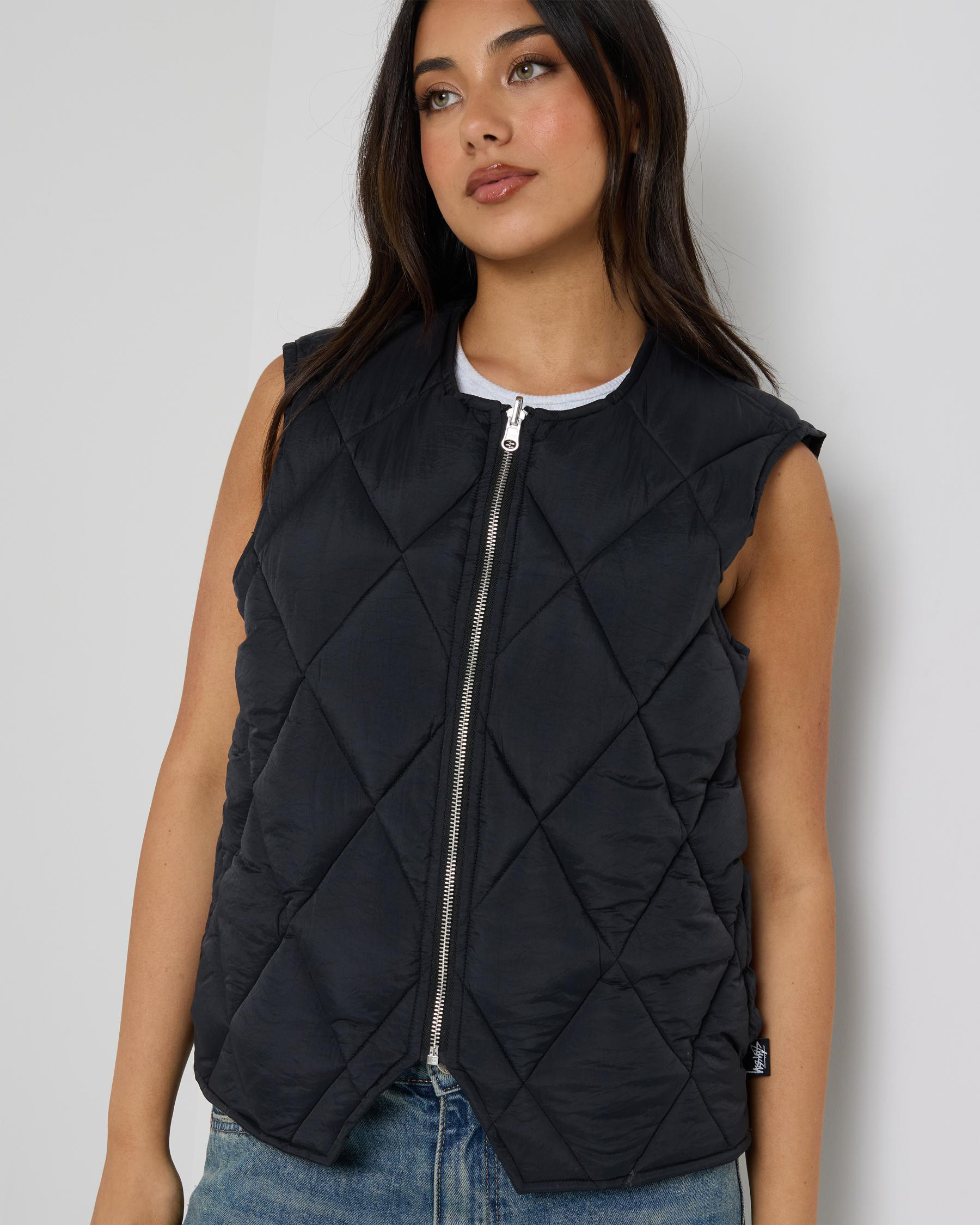 Stock Logo Reversible Quilted Vest