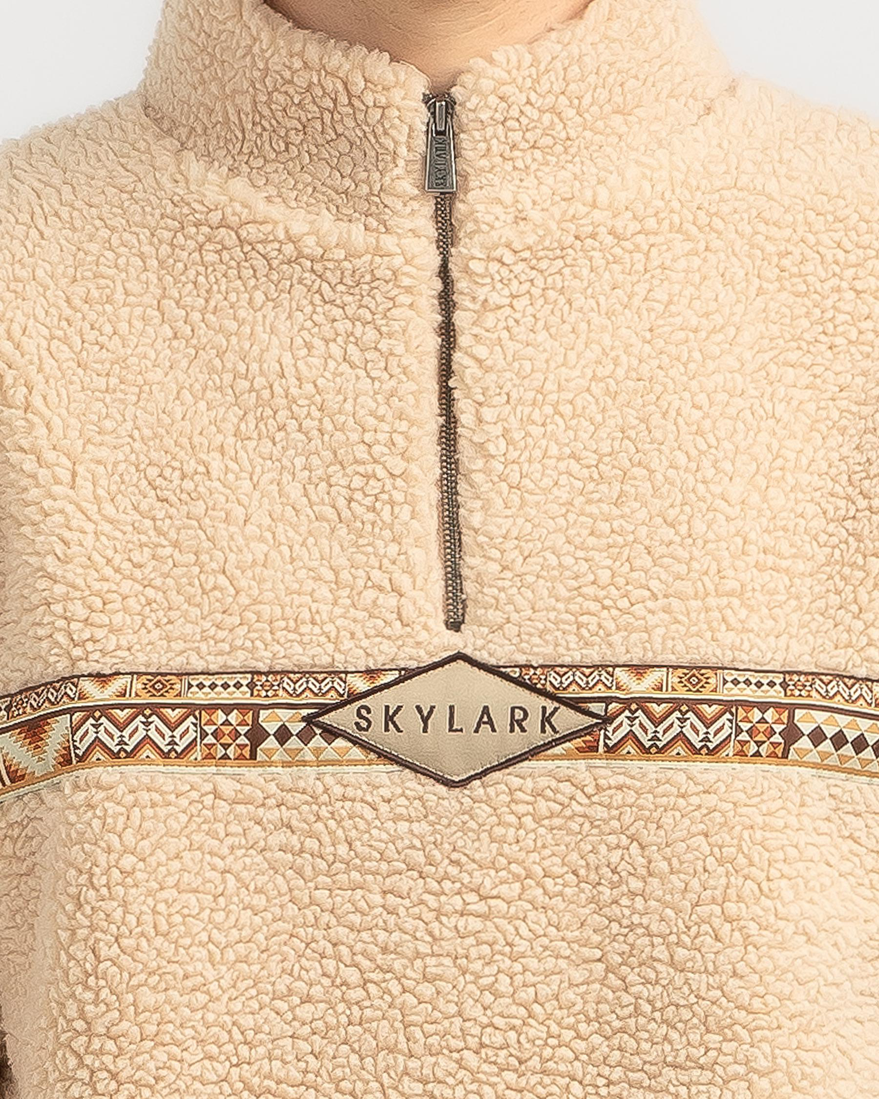 Portion Quarter Zip Crew Sweatshirt