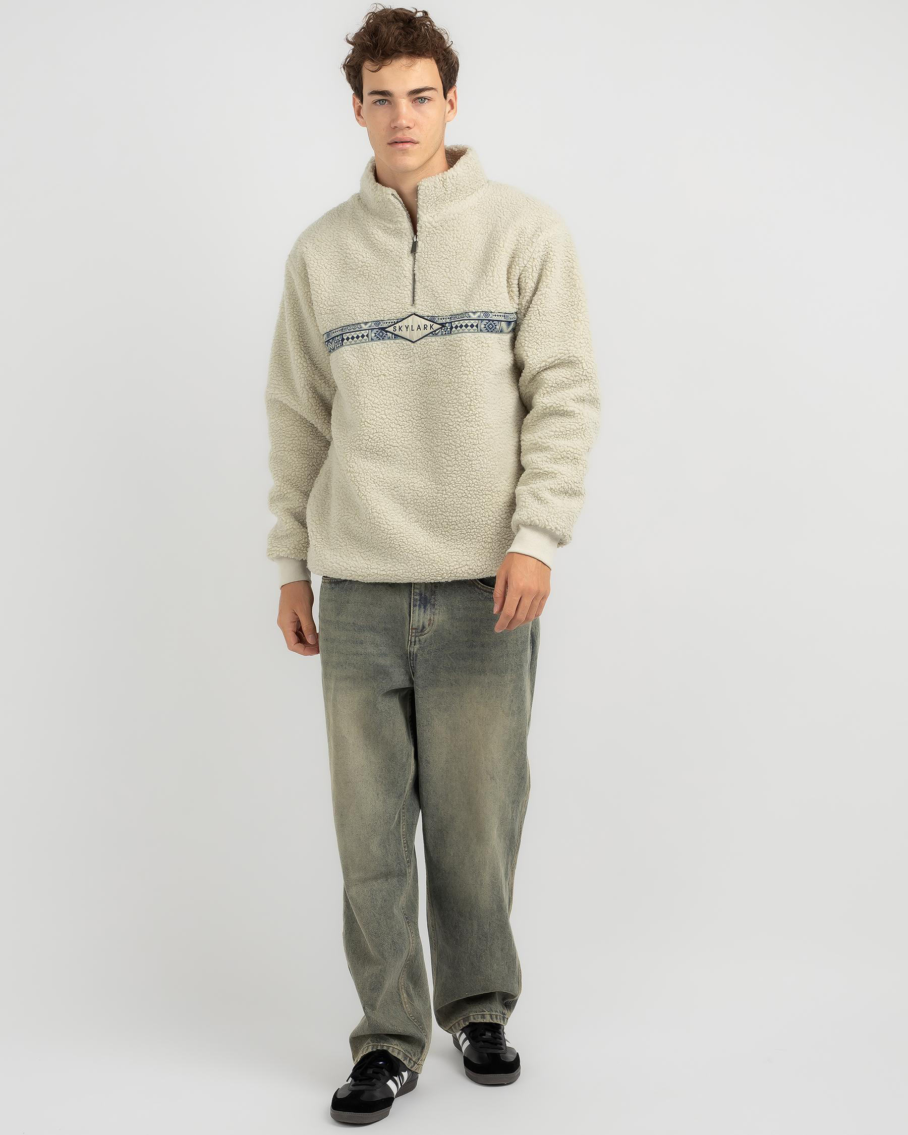 Portion Quarter Zip Crew Sweatshirt