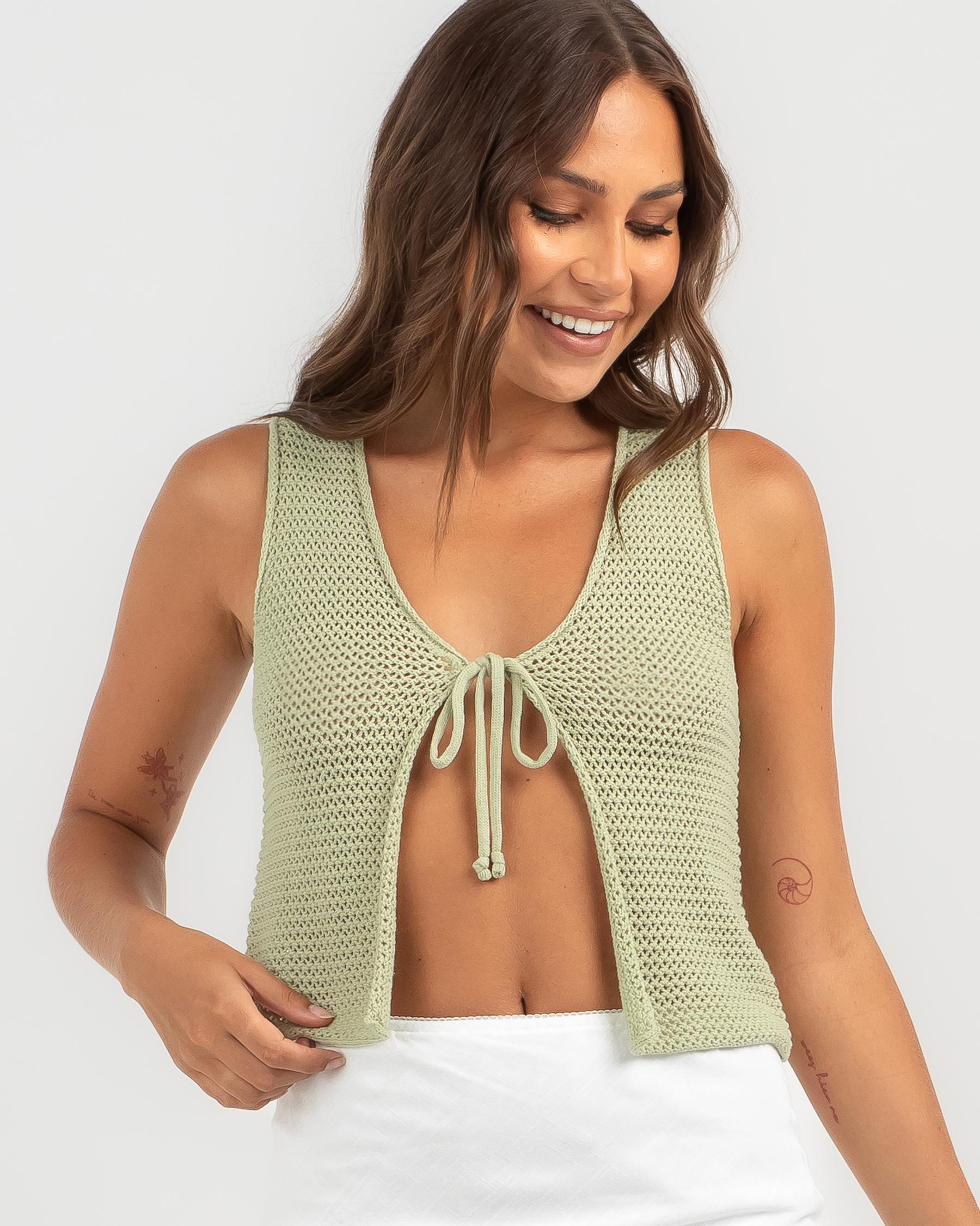 Kerr Crochet Tie Top