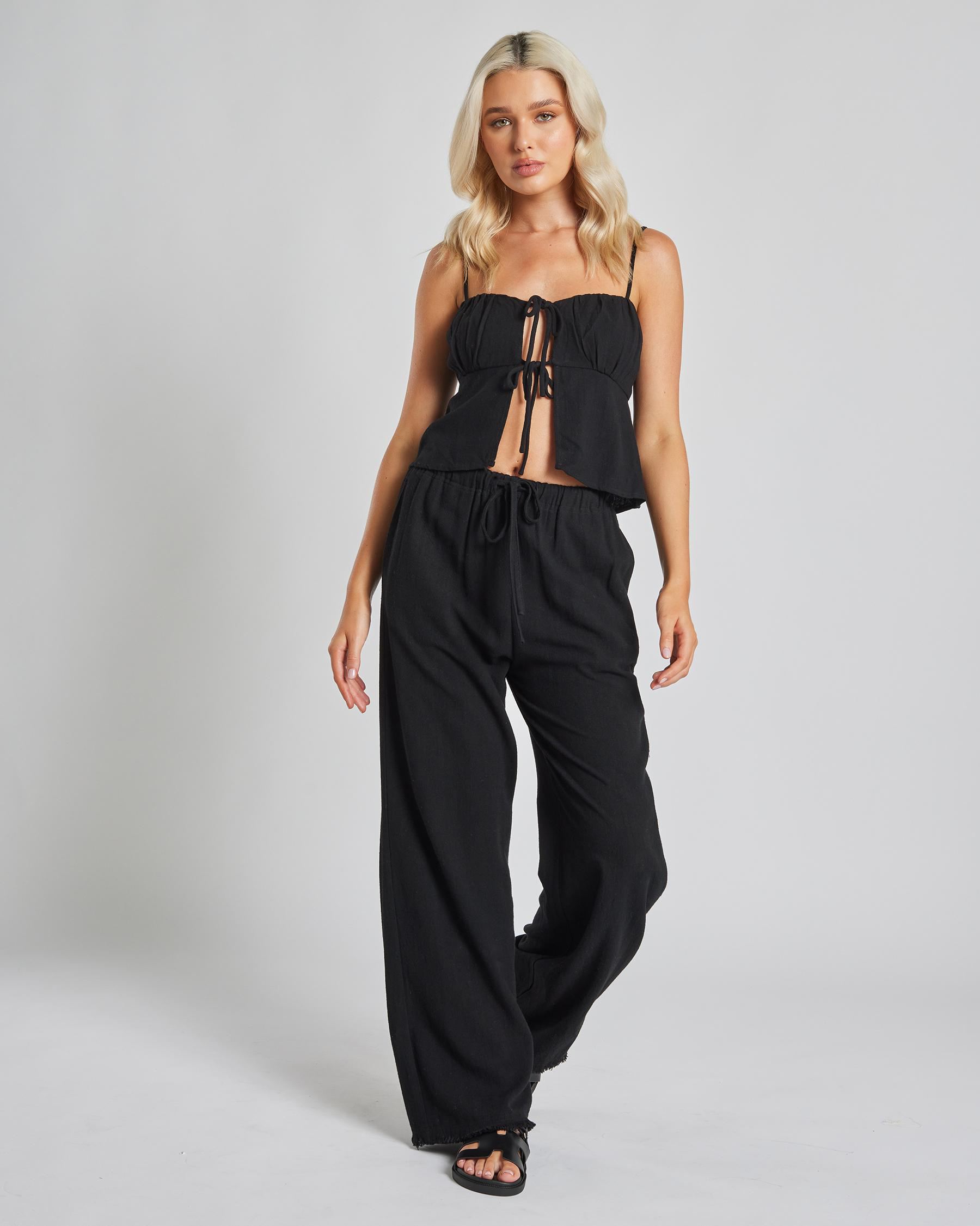 Zelm Dallis Tie Front Top