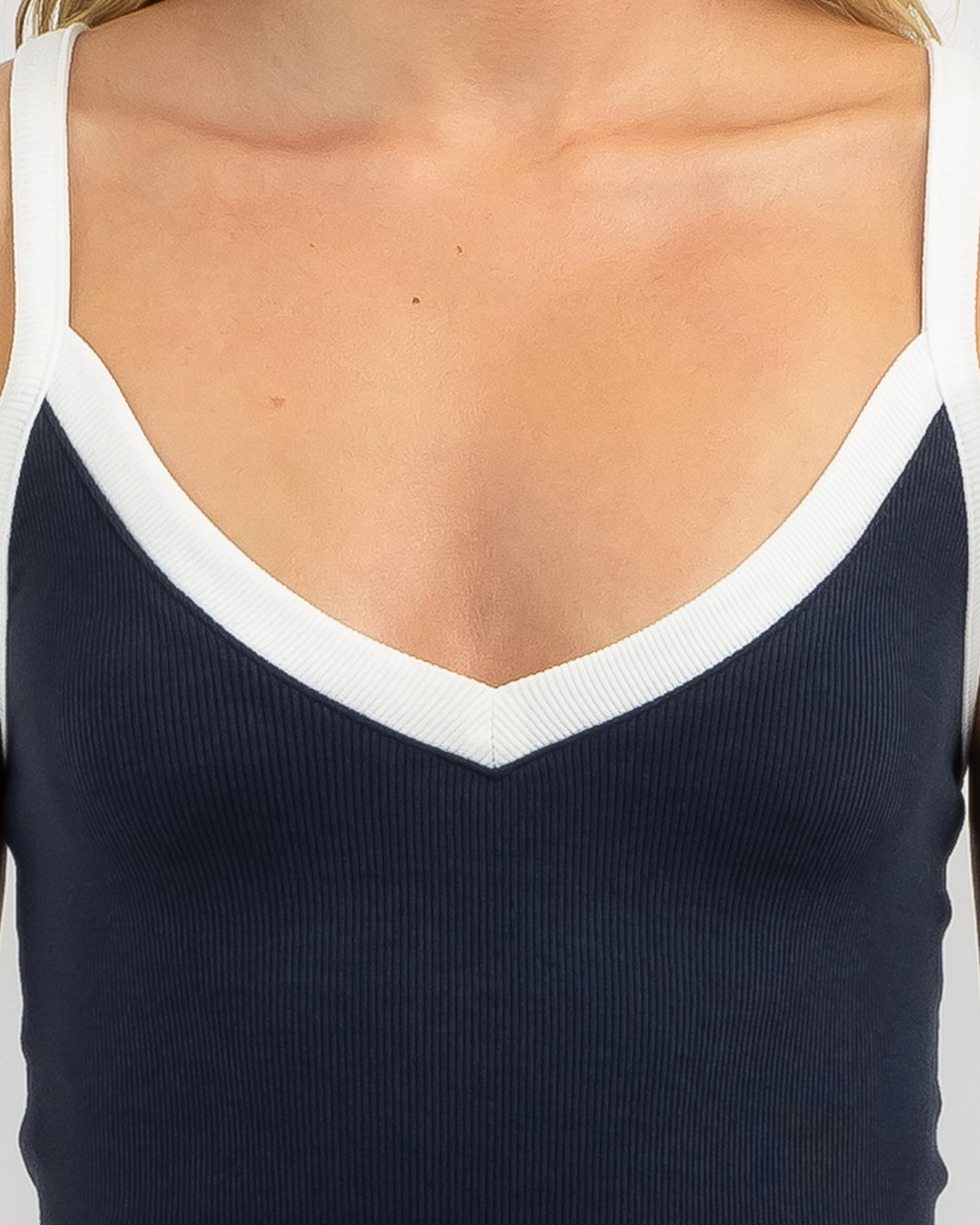 Ollie Basic V Neck Top