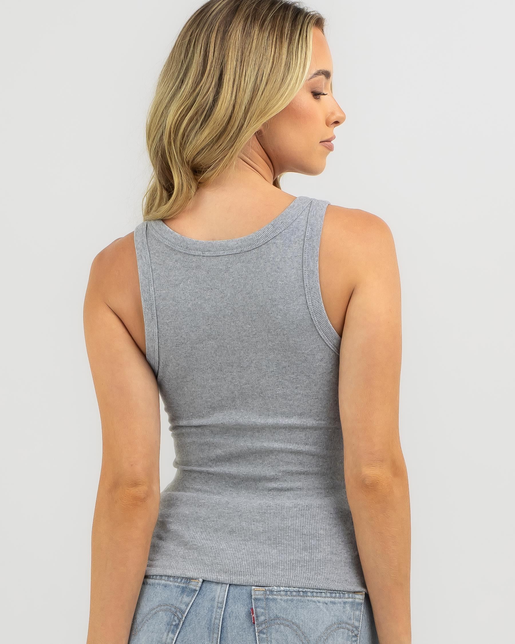 Basic Thick Rib Tank Top