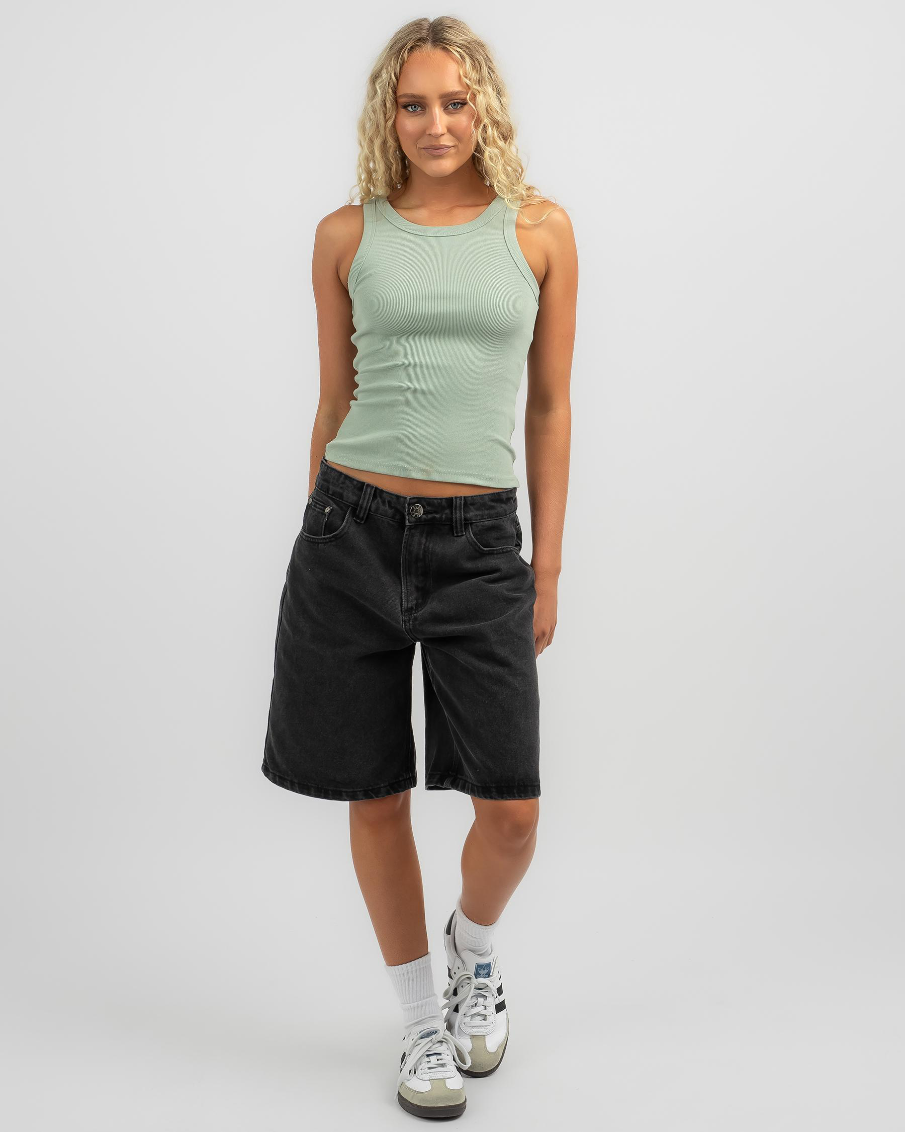 Basic Thick Rib Tank Top