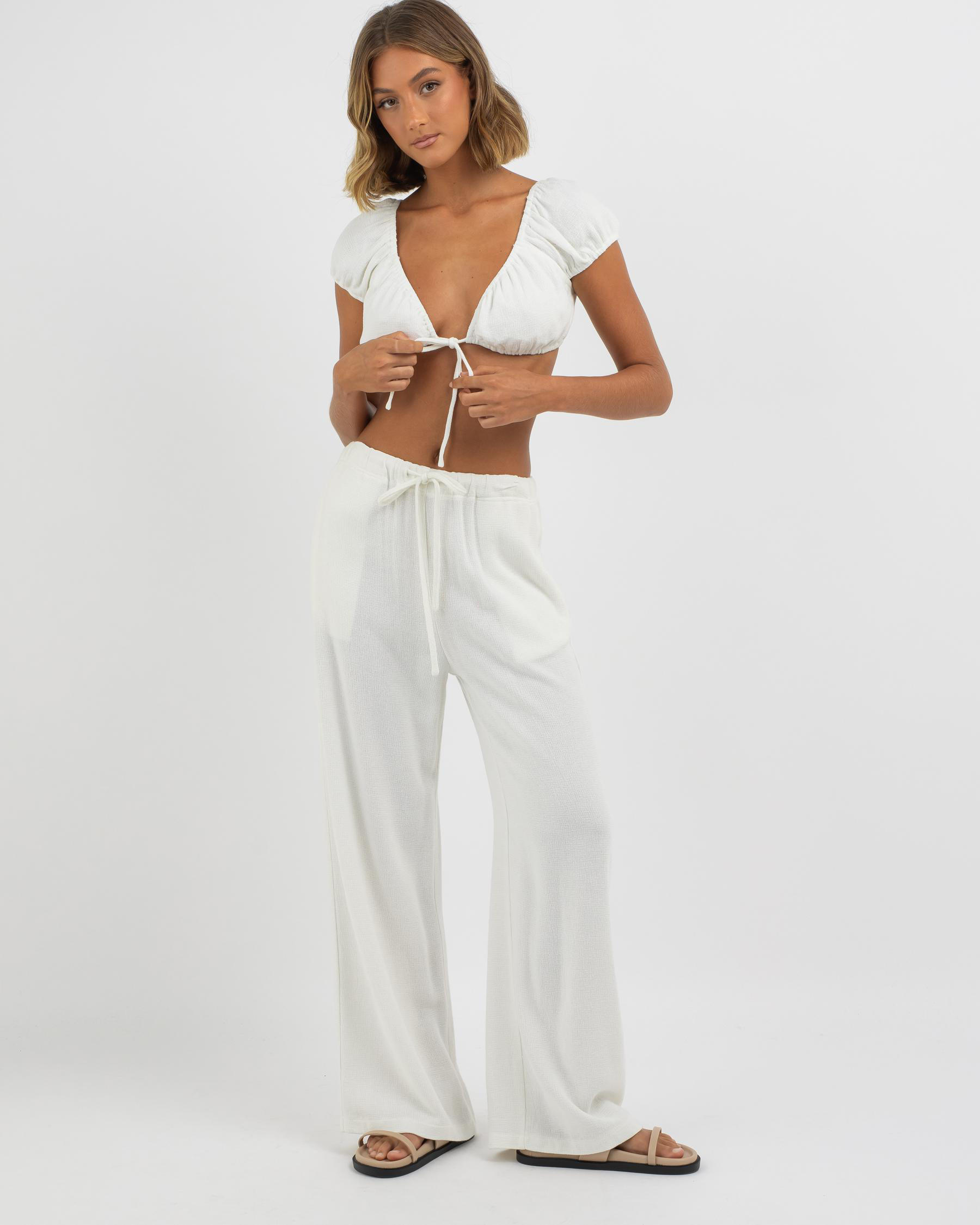 Seni Laguna Tie Front Top