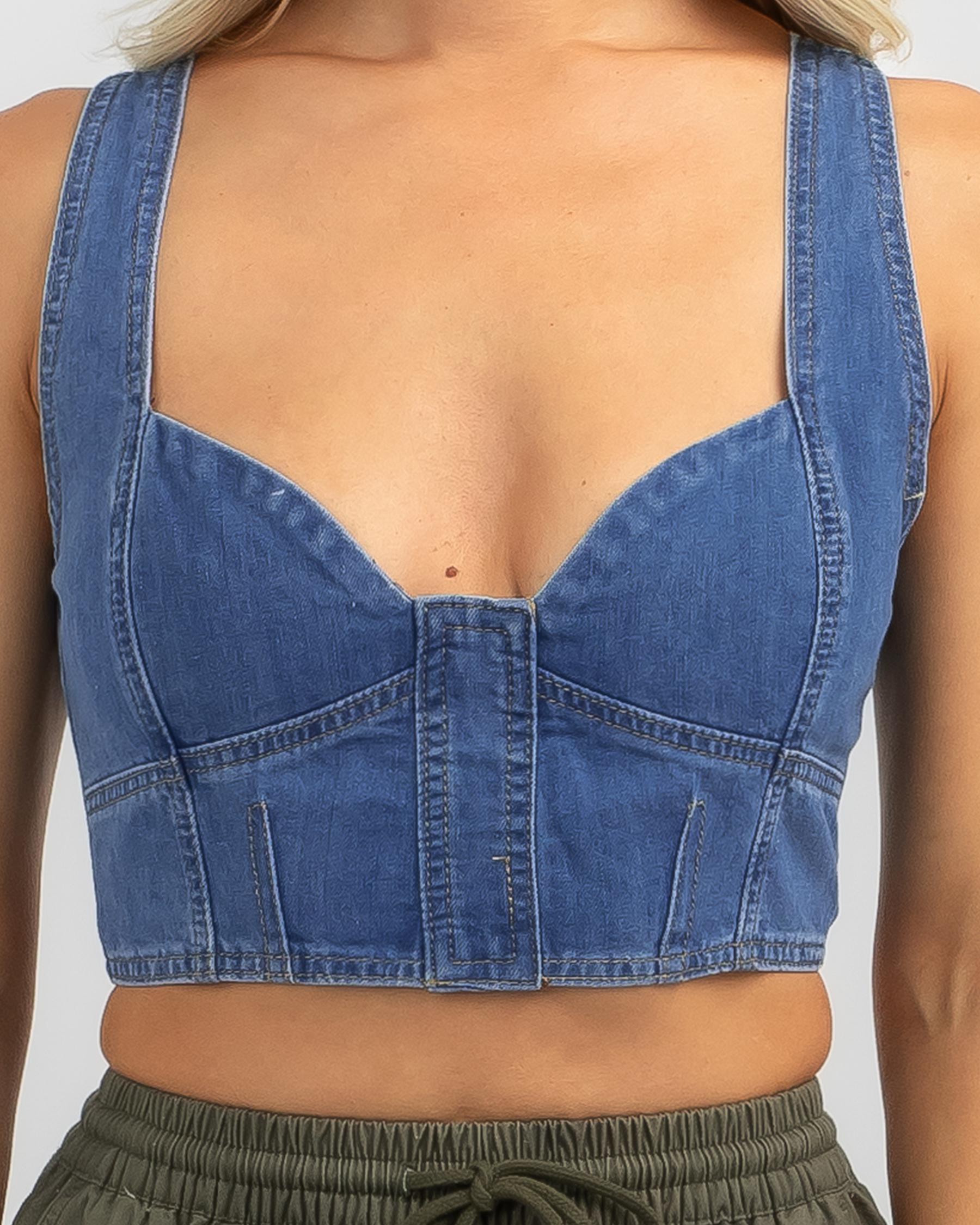 Margot Denim Top